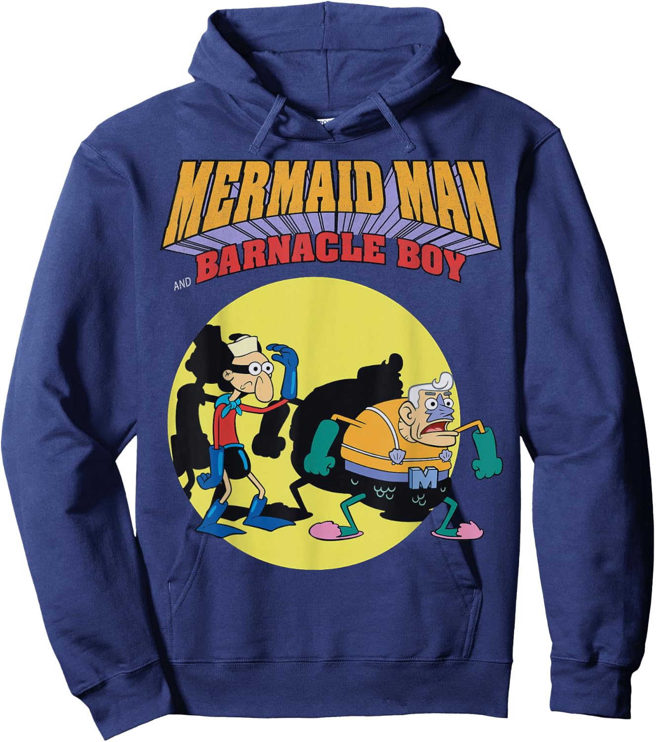 Nickelodeon Spongebob Mermaid Man Hoodie - Hoodie | Navy