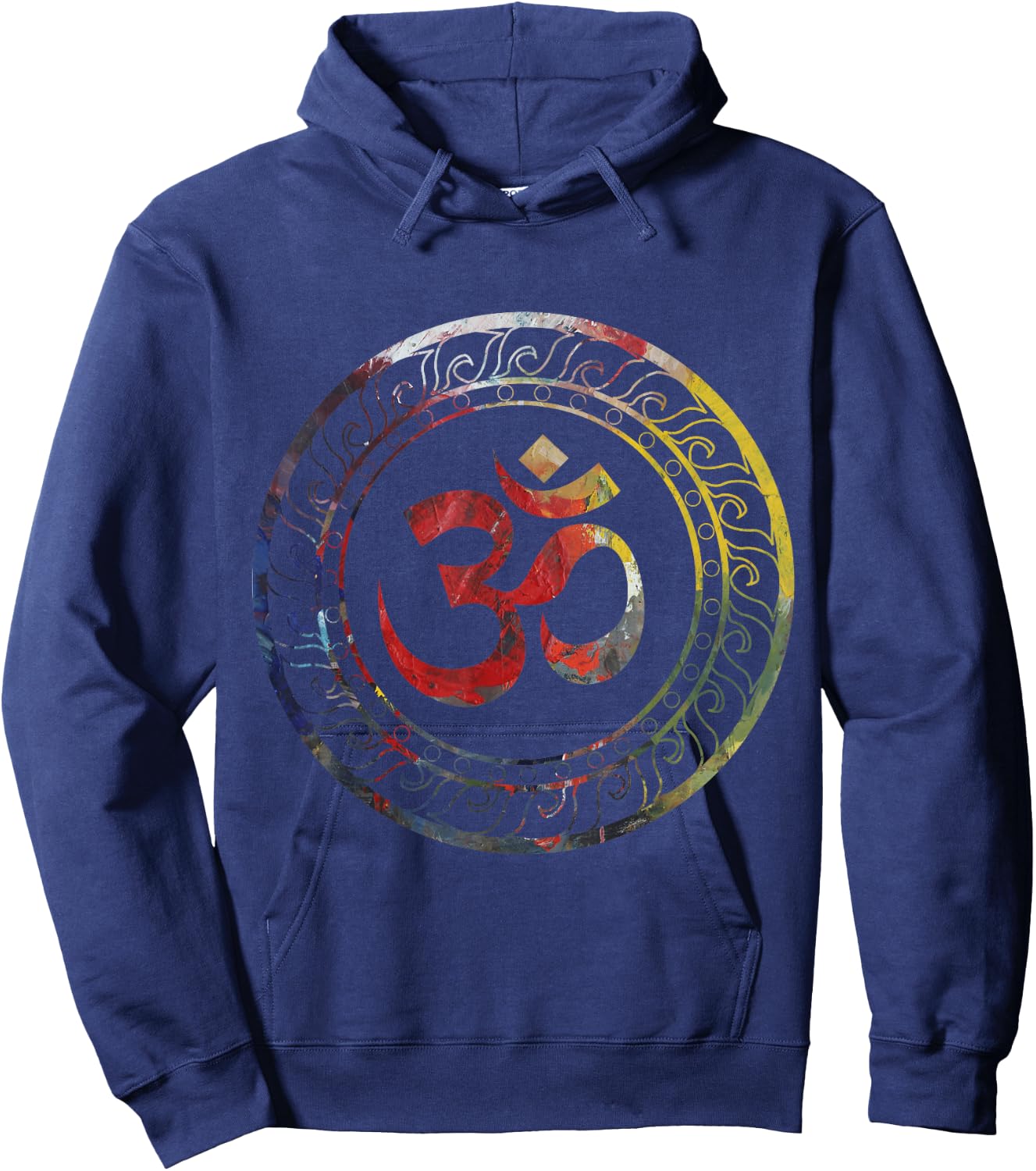Om Ohm Aum Symbol Spiritual Yoga Gift Hoodie - Hoodie | Navy