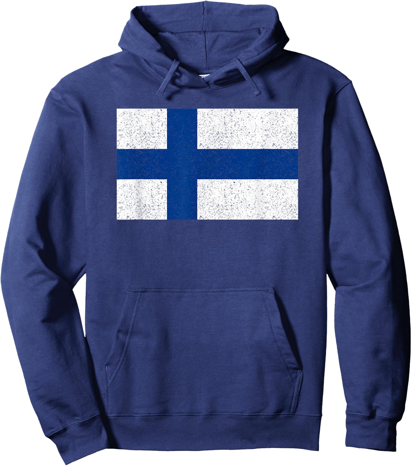 Finland Flag (Finnish Flag) Hoodie - Hoodie | Navy