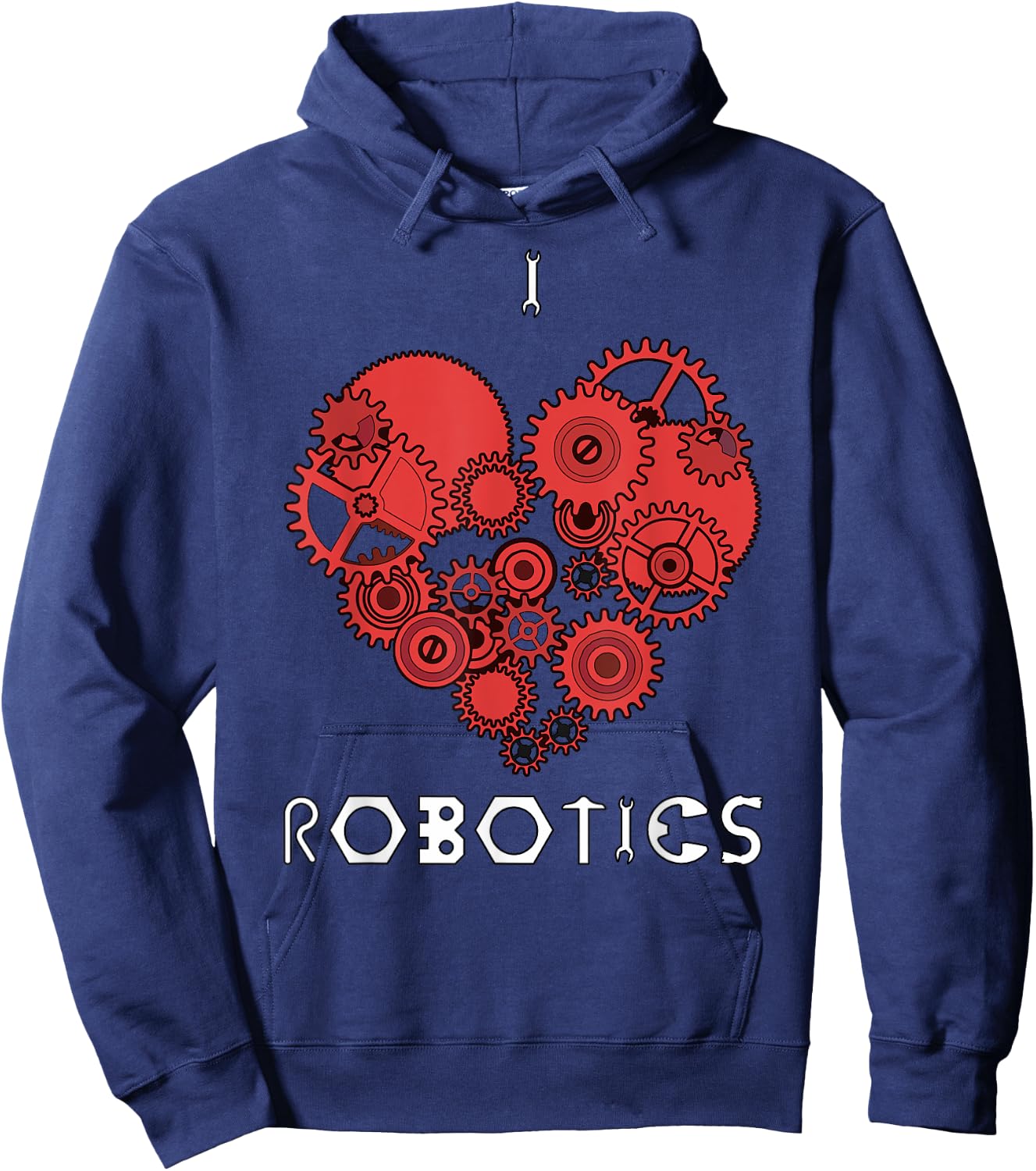 I heart (love) robotics Hoodie - Hoodie | Navy
