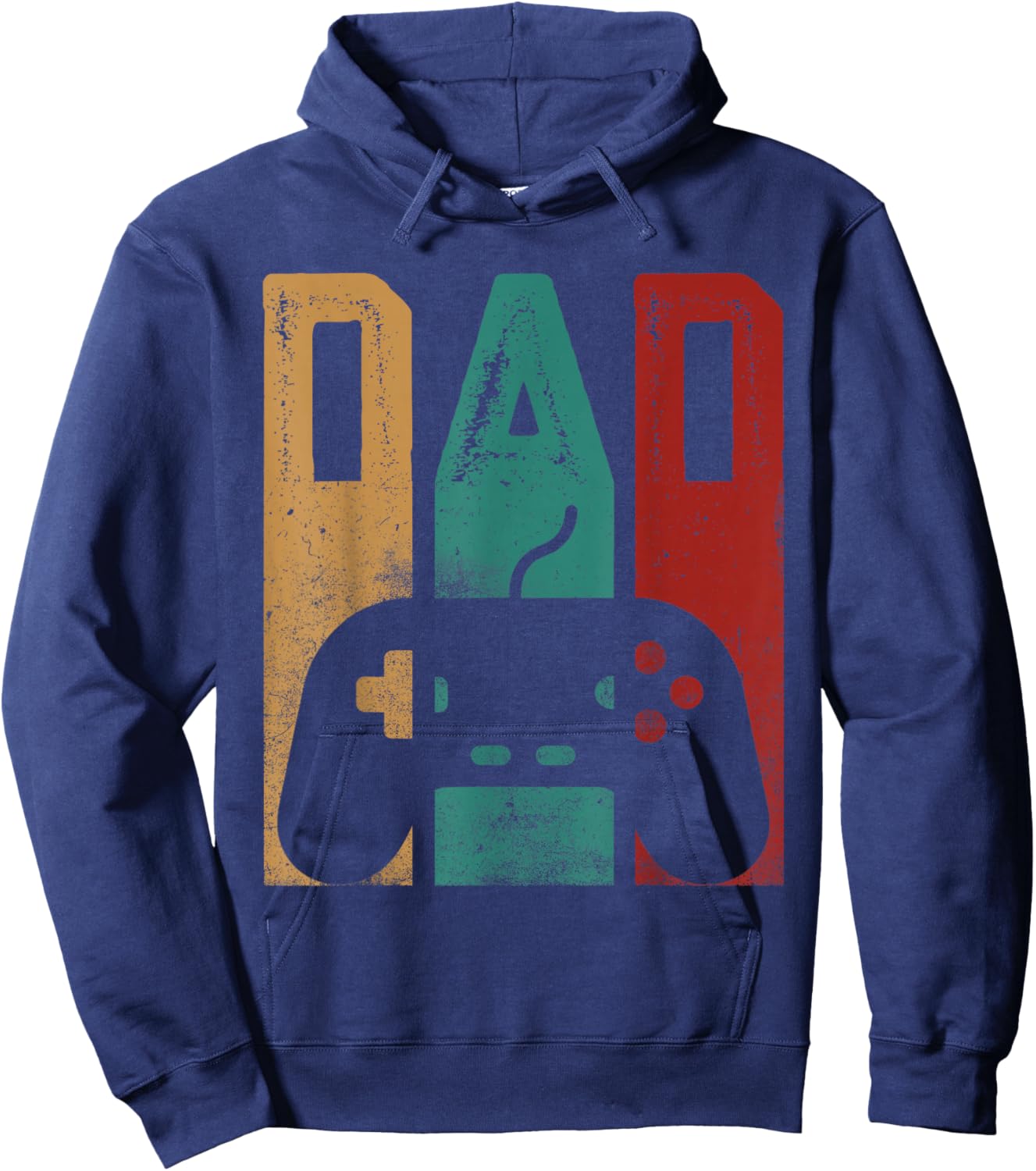 Video Game Controller Dad Retro Fathers Day Hoodie - Hoodie | Navy