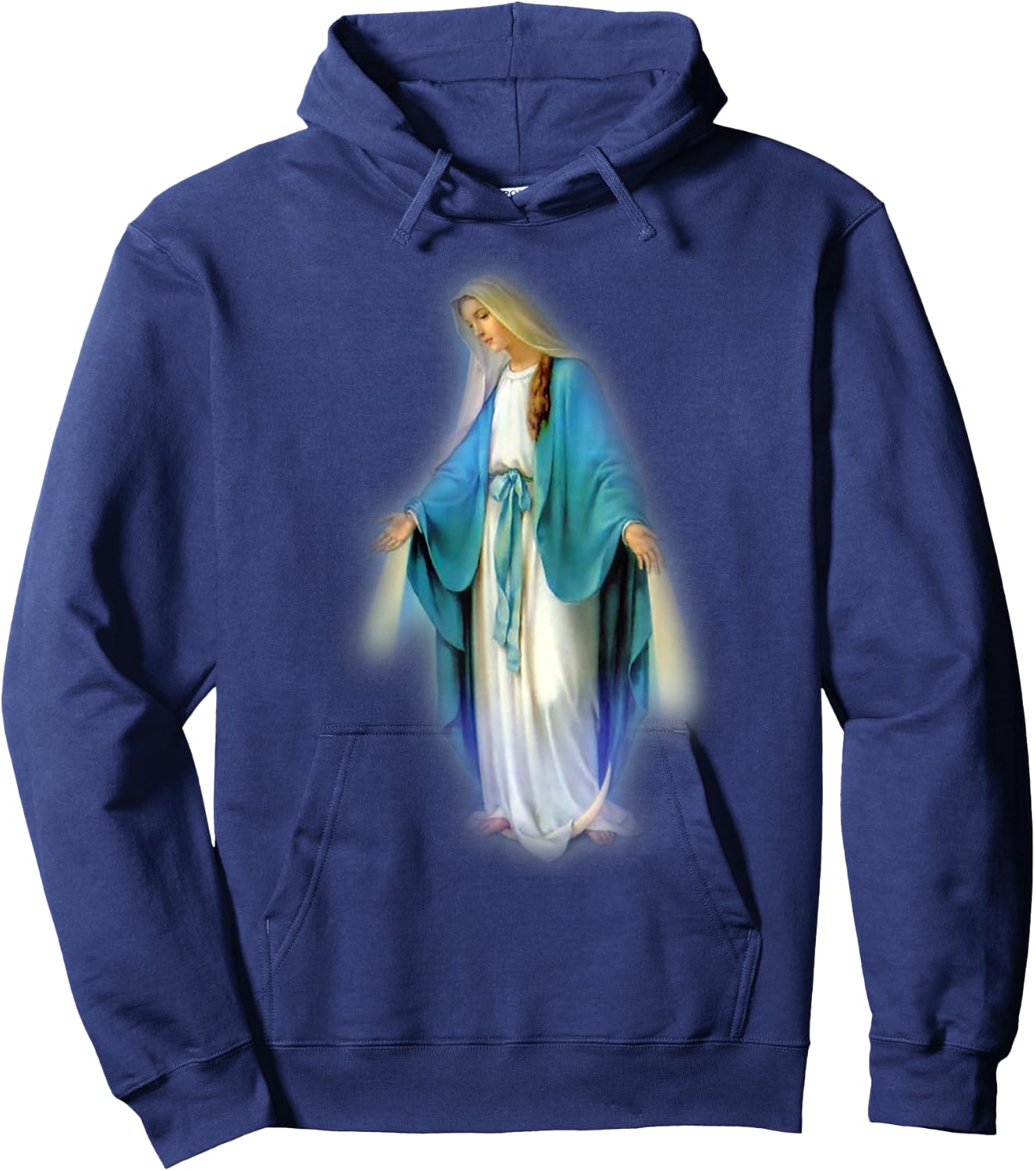 Mary, Blessed Mother Catholic Hoodie - Hoodie | Navy