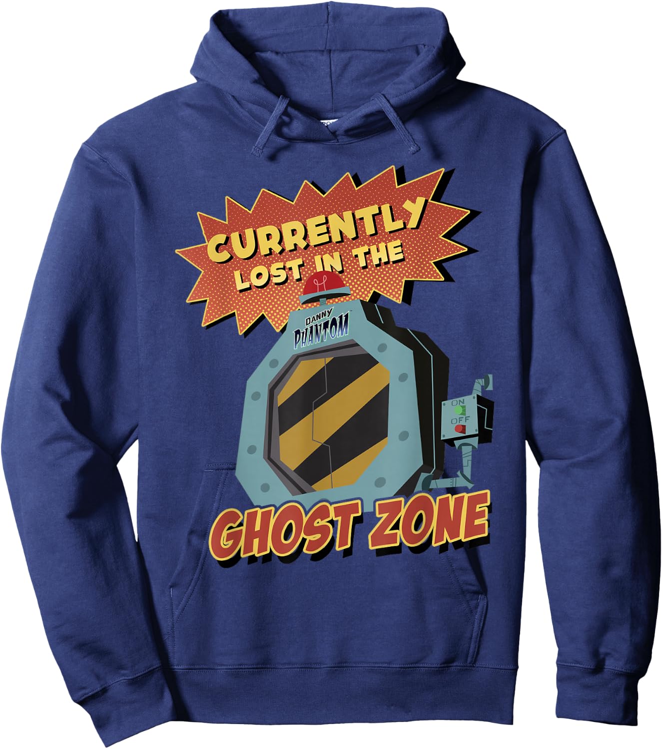 Danny Phantom Lost In The Ghost Zone Portrait Hoodie - Hoodie | Navy