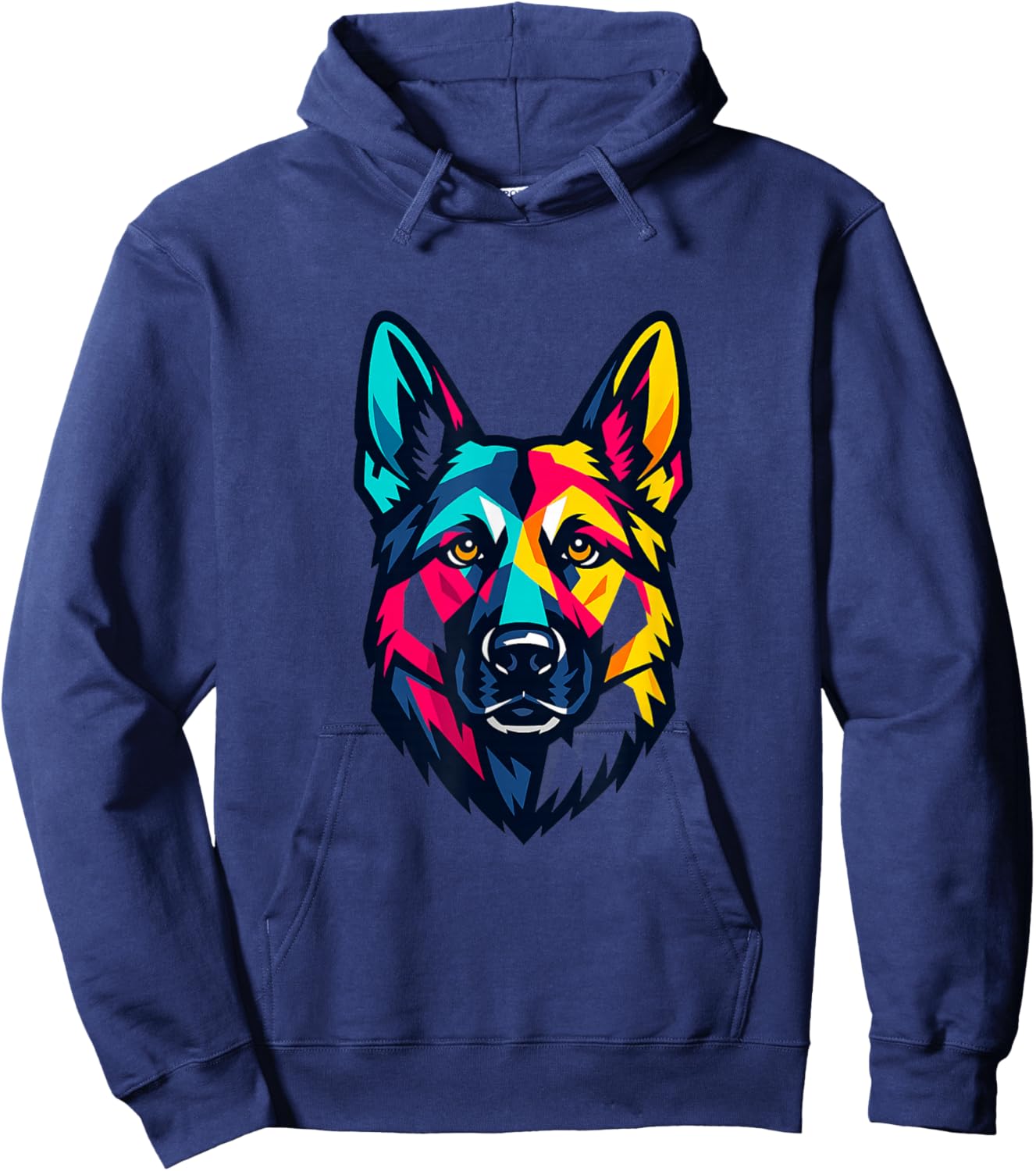 German Shepherd Pop Art Hoodie - Hoodie | Navy