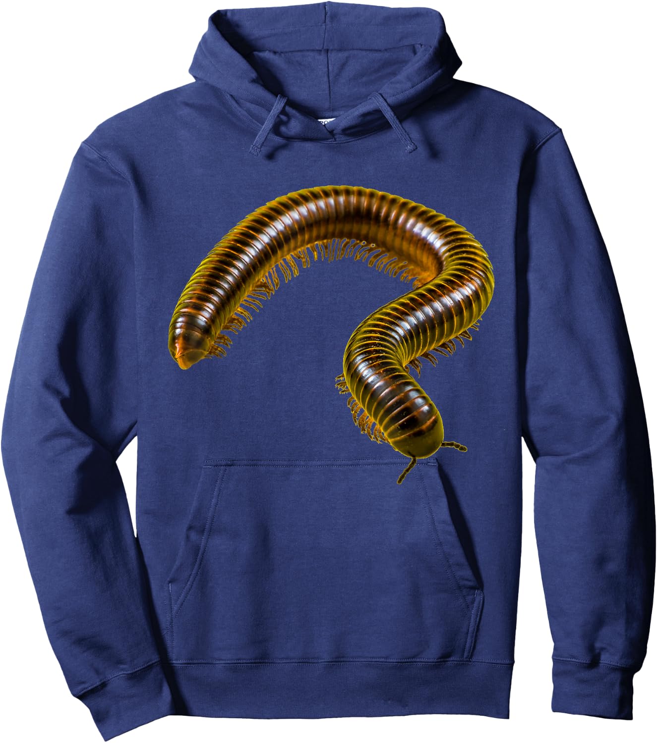 Pet Millipede Insect Bug Giant Millipede Hoodie - Hoodie | Navy