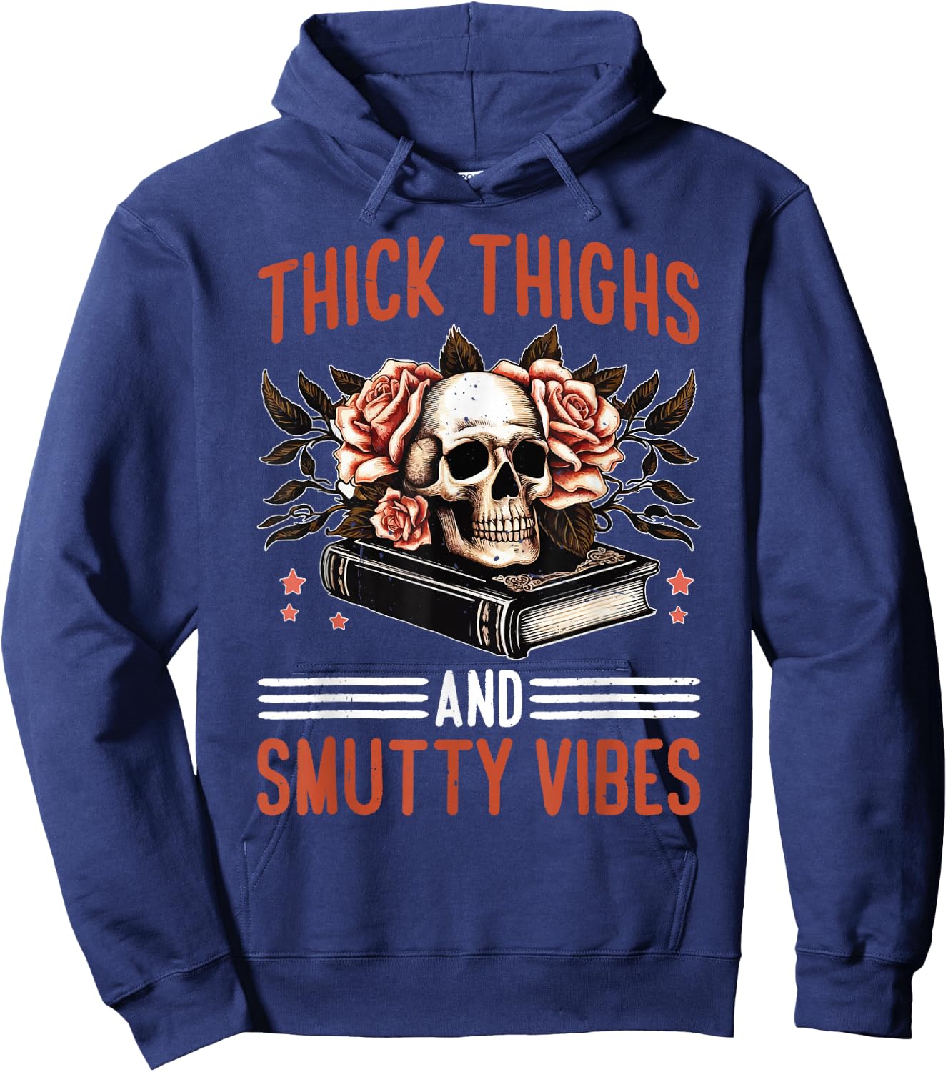 Thick Thighs And Smutty Vibes Hoodie - Hoodie | Navy