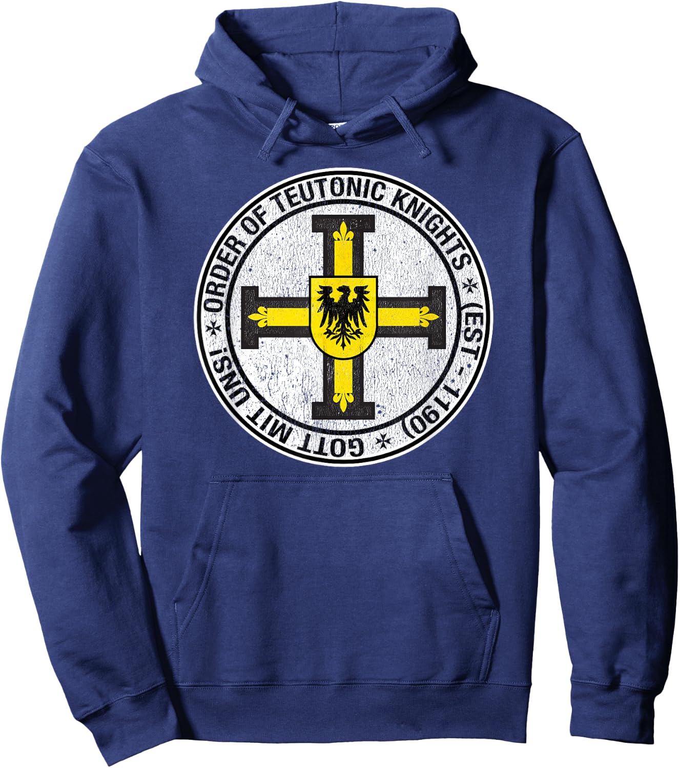 Order of the Knights Teutonic Coat of Arms Hoodie - Hoodie | Navy