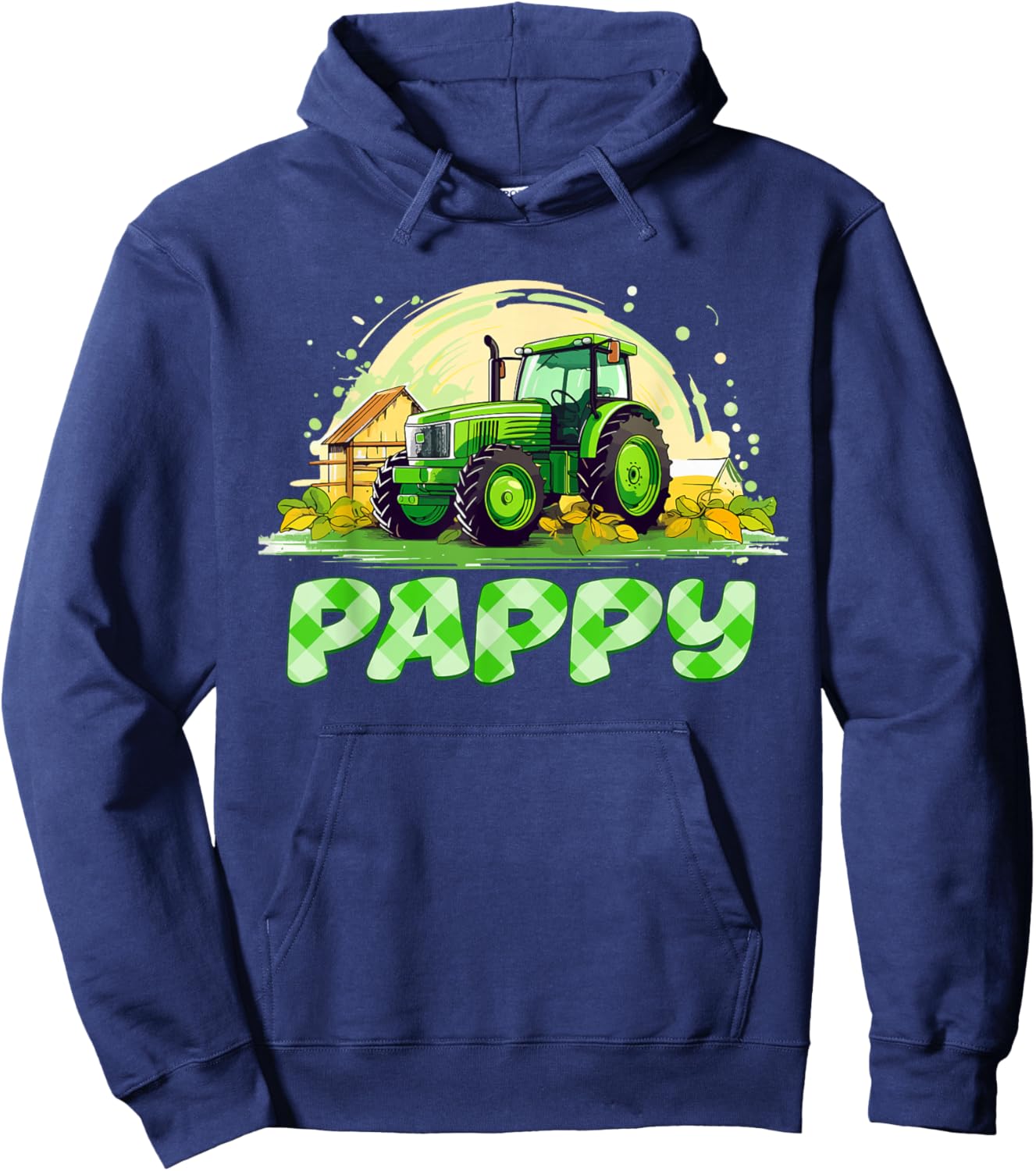Pappy Family Tractors Farm Trucks Hoodie - Hoodie | Navy