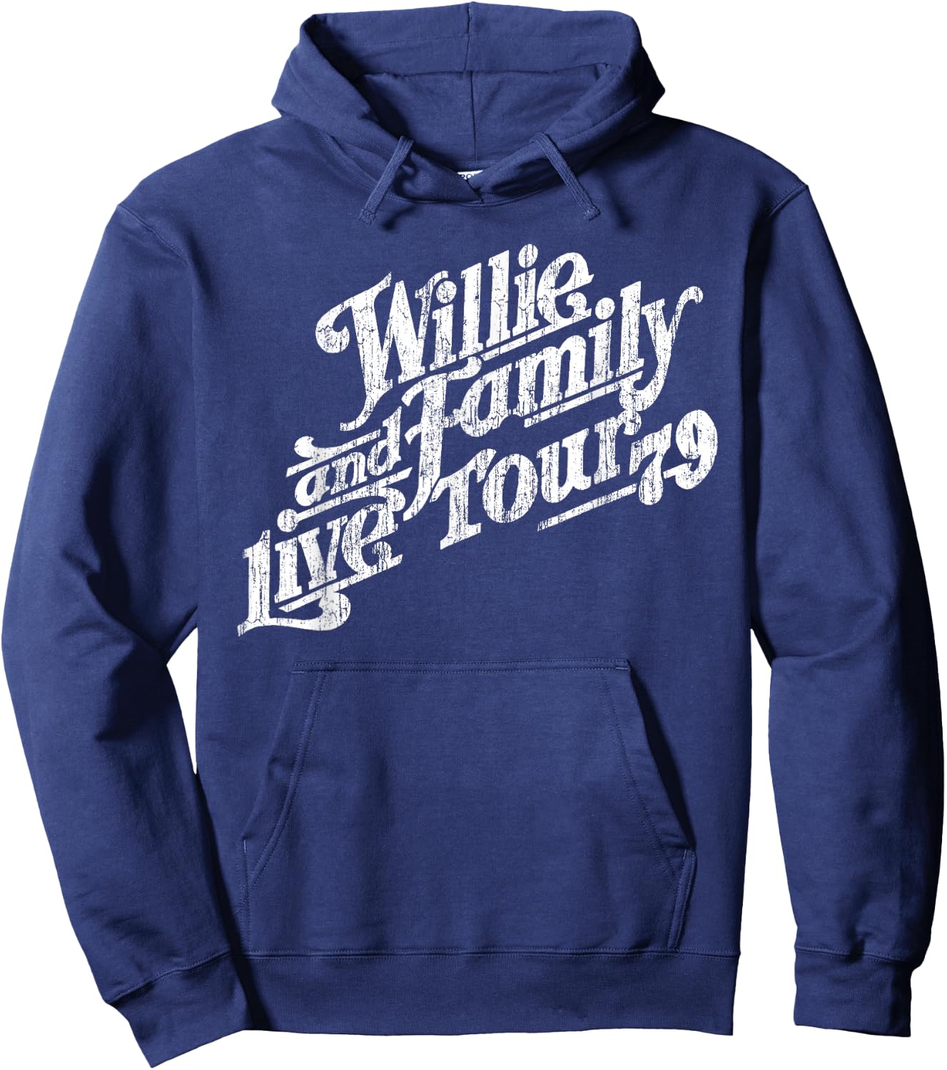 Willie and Family Live Tour 79 Hoodie - Hoodie | Navy