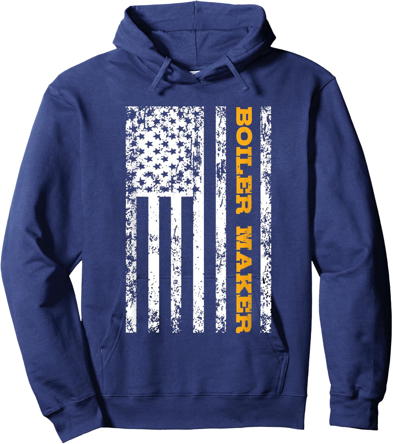Boiler Maker USA Flag Gift Women Men Hoodie - Hoodie | Navy
