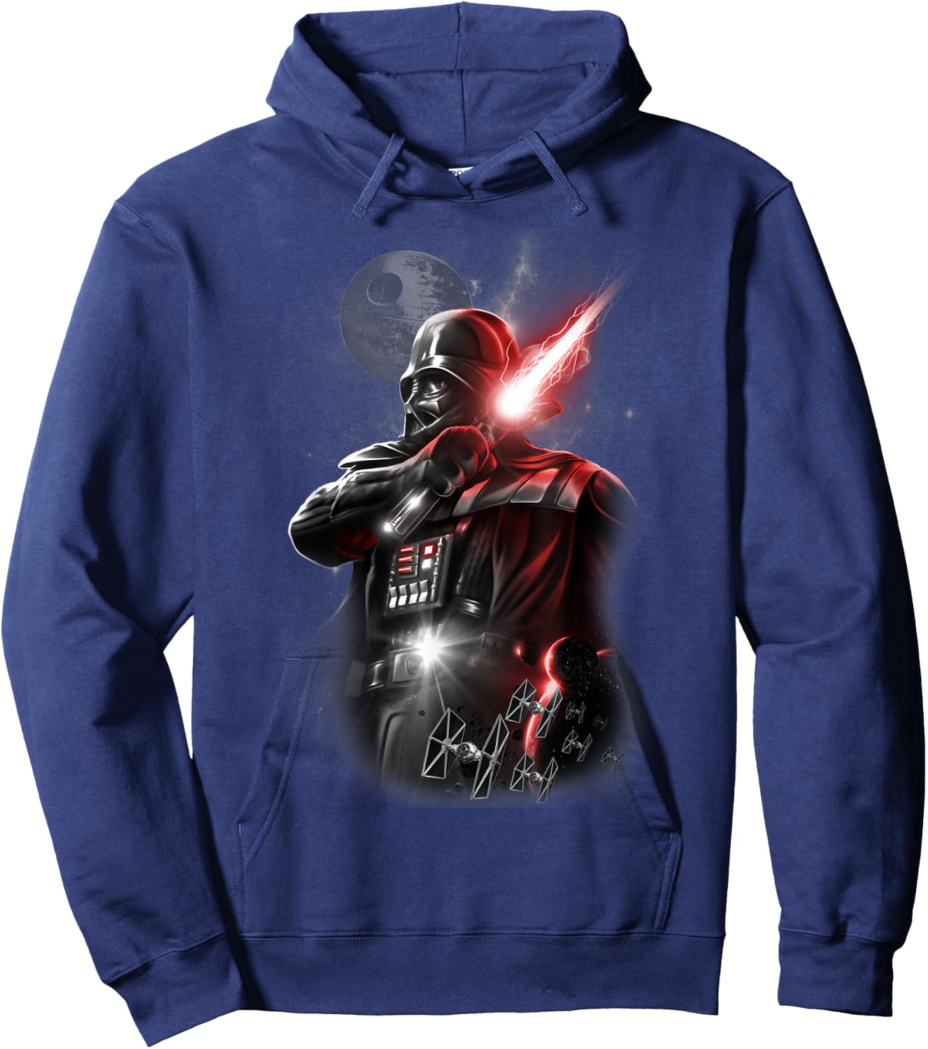 Star Wars Darth Vader Lightsaber Portrait Hoodie - Hoodie | Navy
