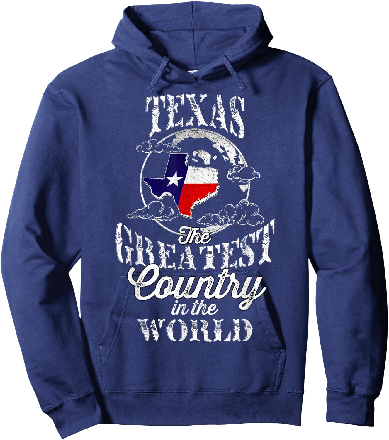 Texas The Greatest Country In The World Hoodie - Hoodie | Navy