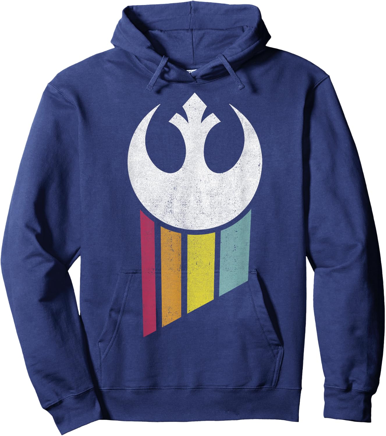 Star Wars Rebel Rainbow Logo Graphic Hoodie - Hoodie | Navy