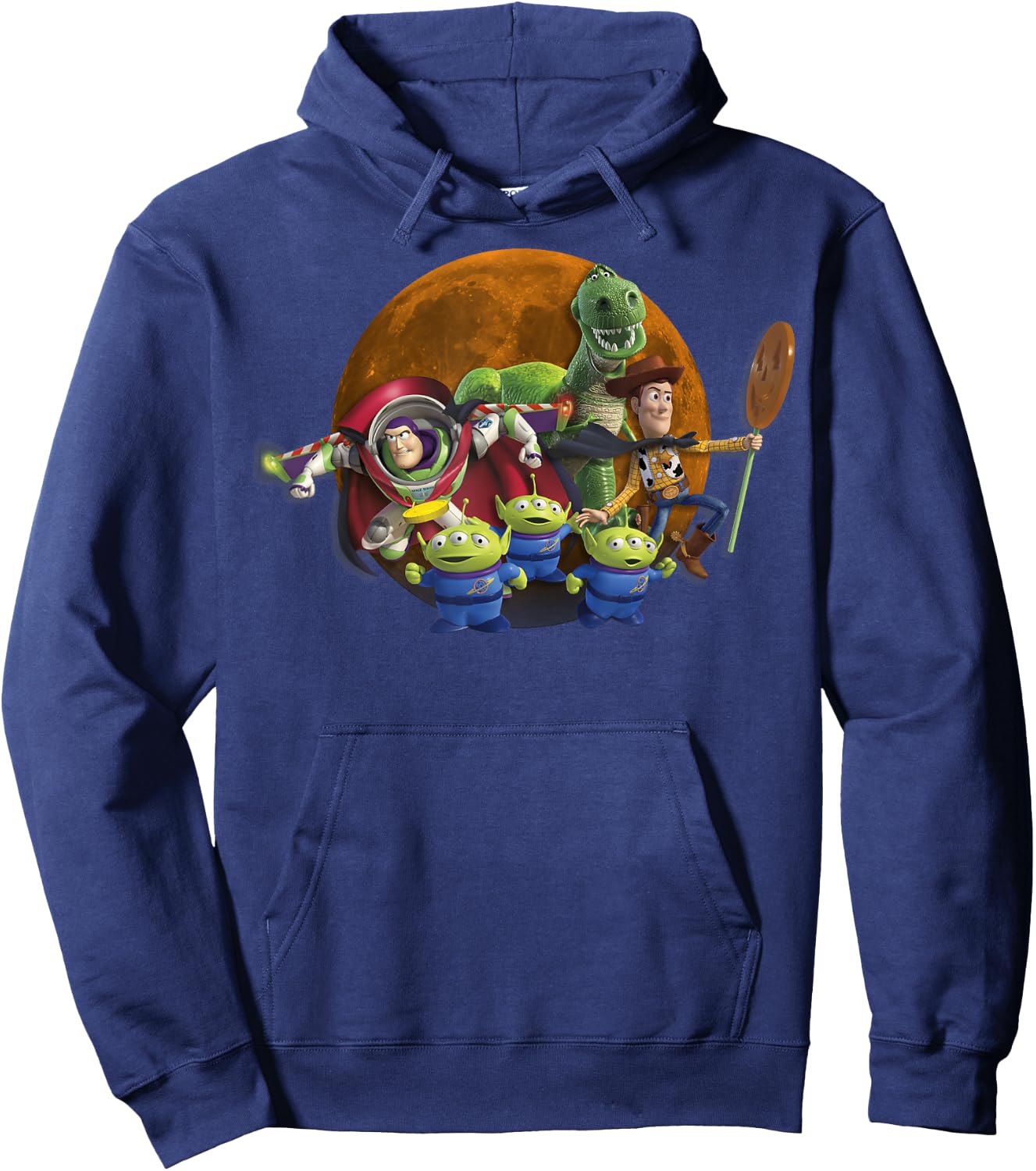 Disney Pixar Toy Story Halloween Moon Group Hoodie - Hoodie | Navy
