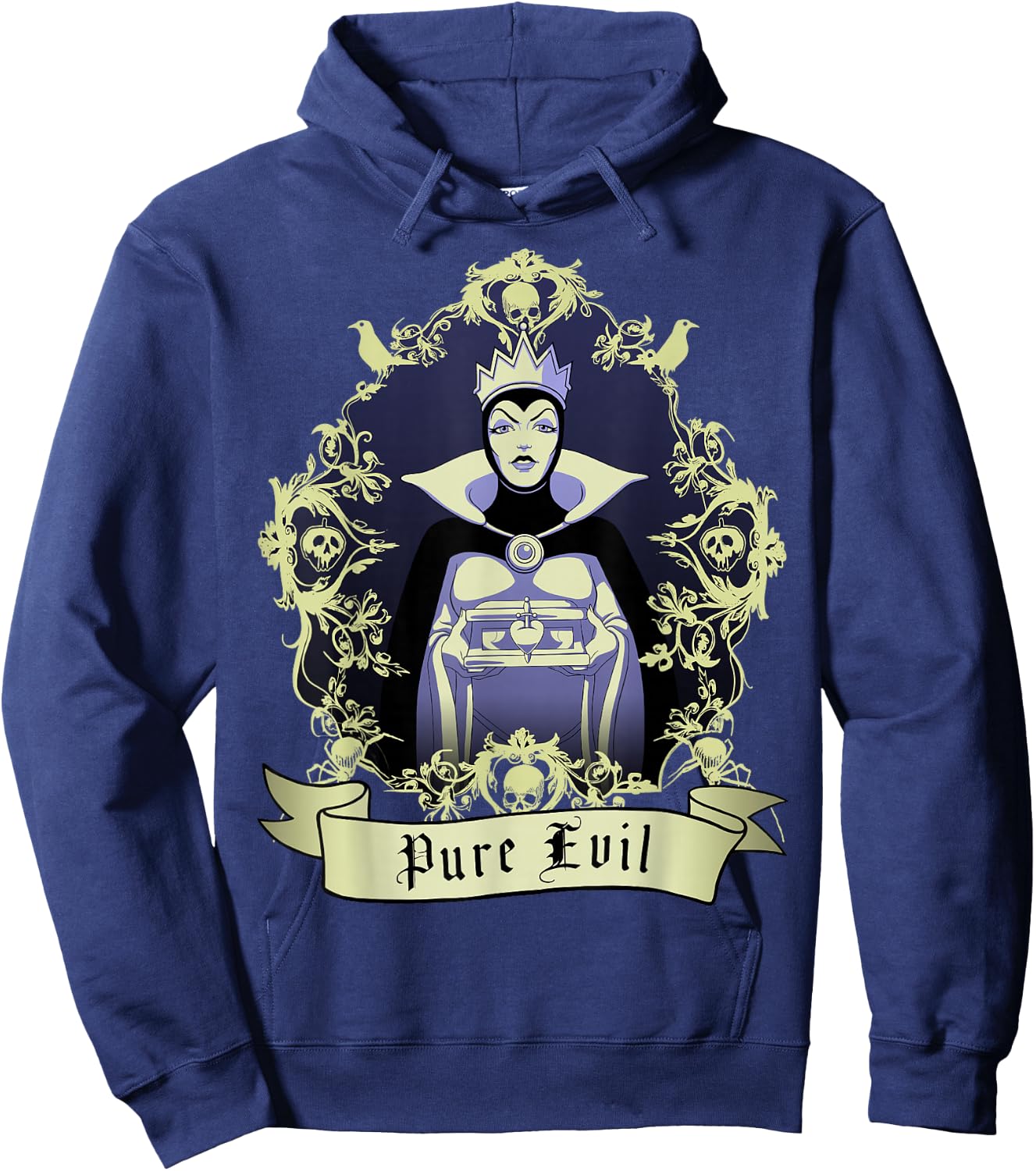 Disney Snow White Pure Evil Queen Graphic Hoodie - Hoodie | Navy