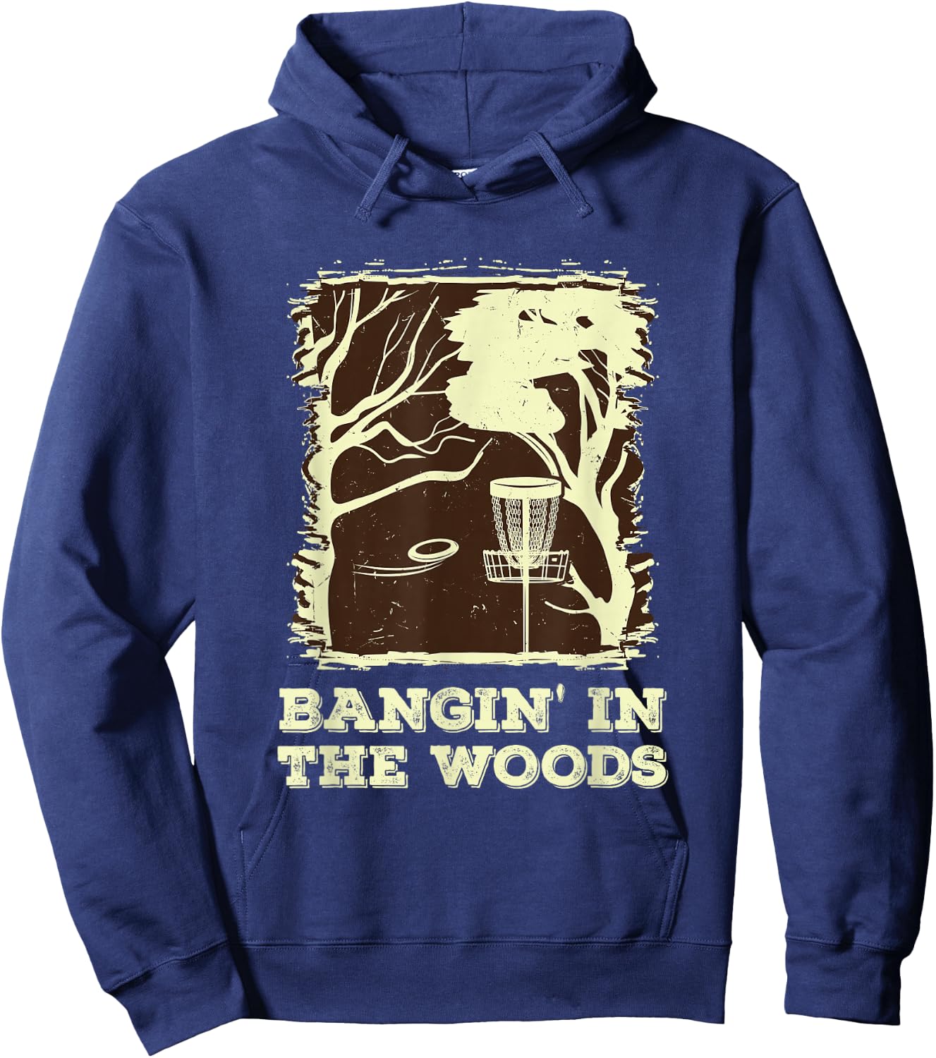 Bangin' In The Woods for Disc Golf Hoodie - Hoodie | Navy
