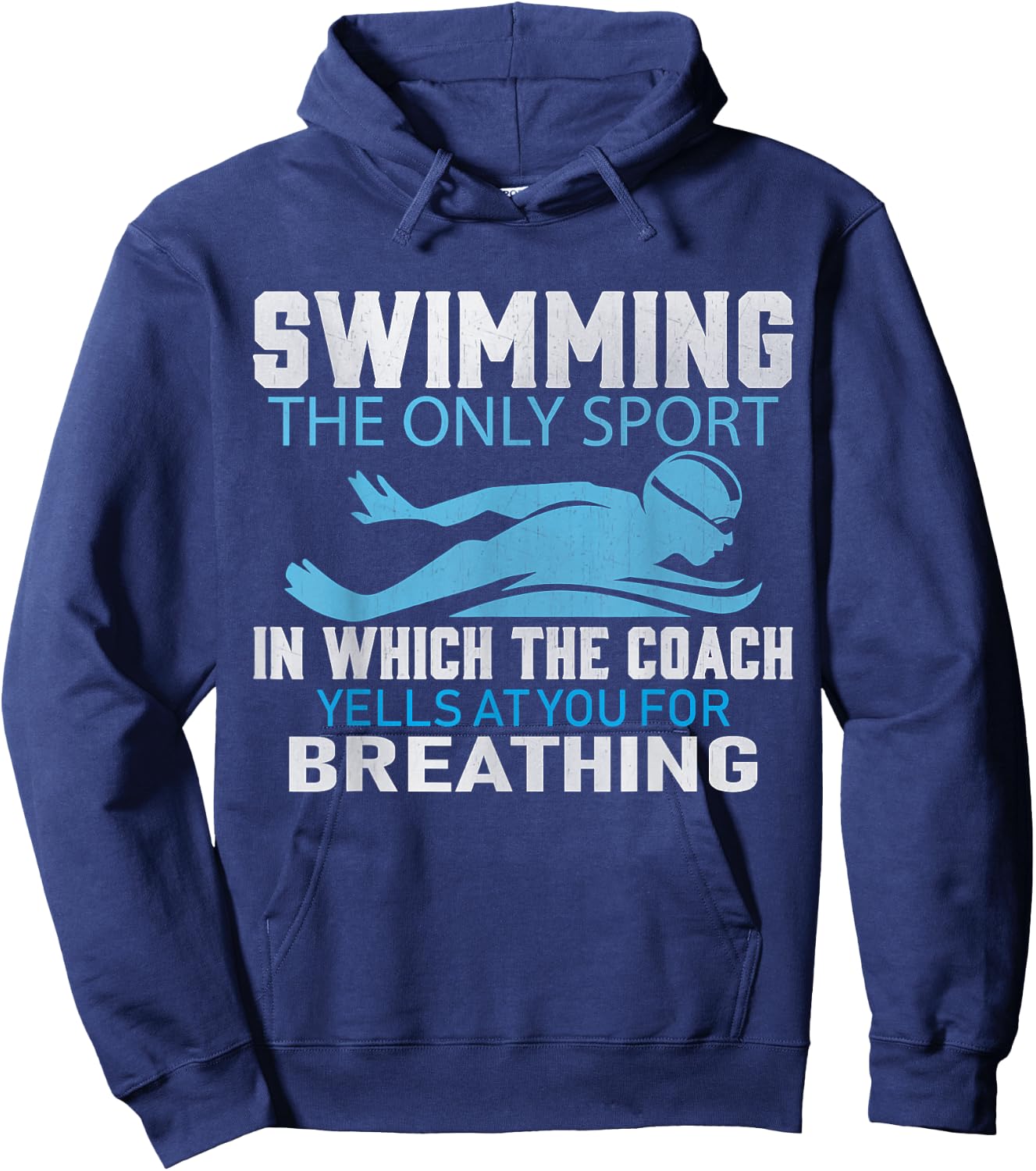 Swimming Pool Water Sport - Swim Sports Coach Hoodie - Hoodie | Navy