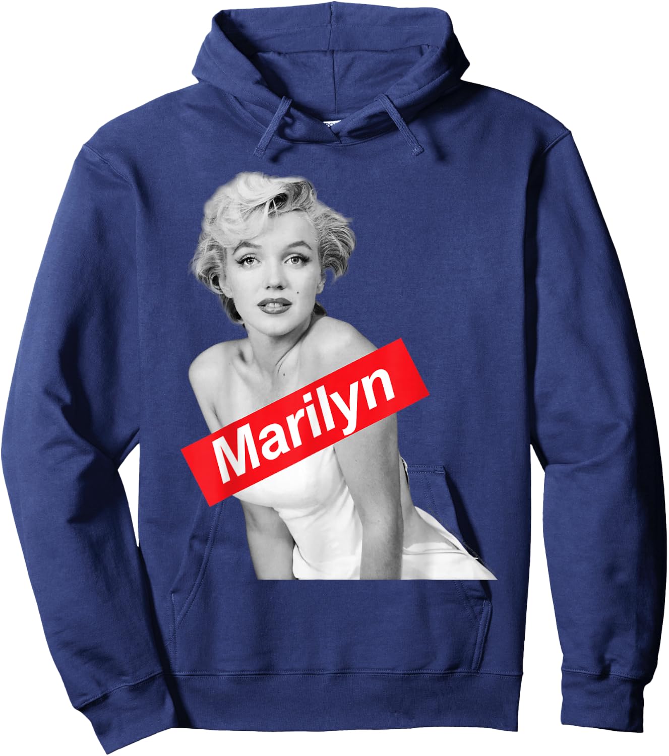 Marilyn Monroe barred posing Hoodie - Hoodie | Navy