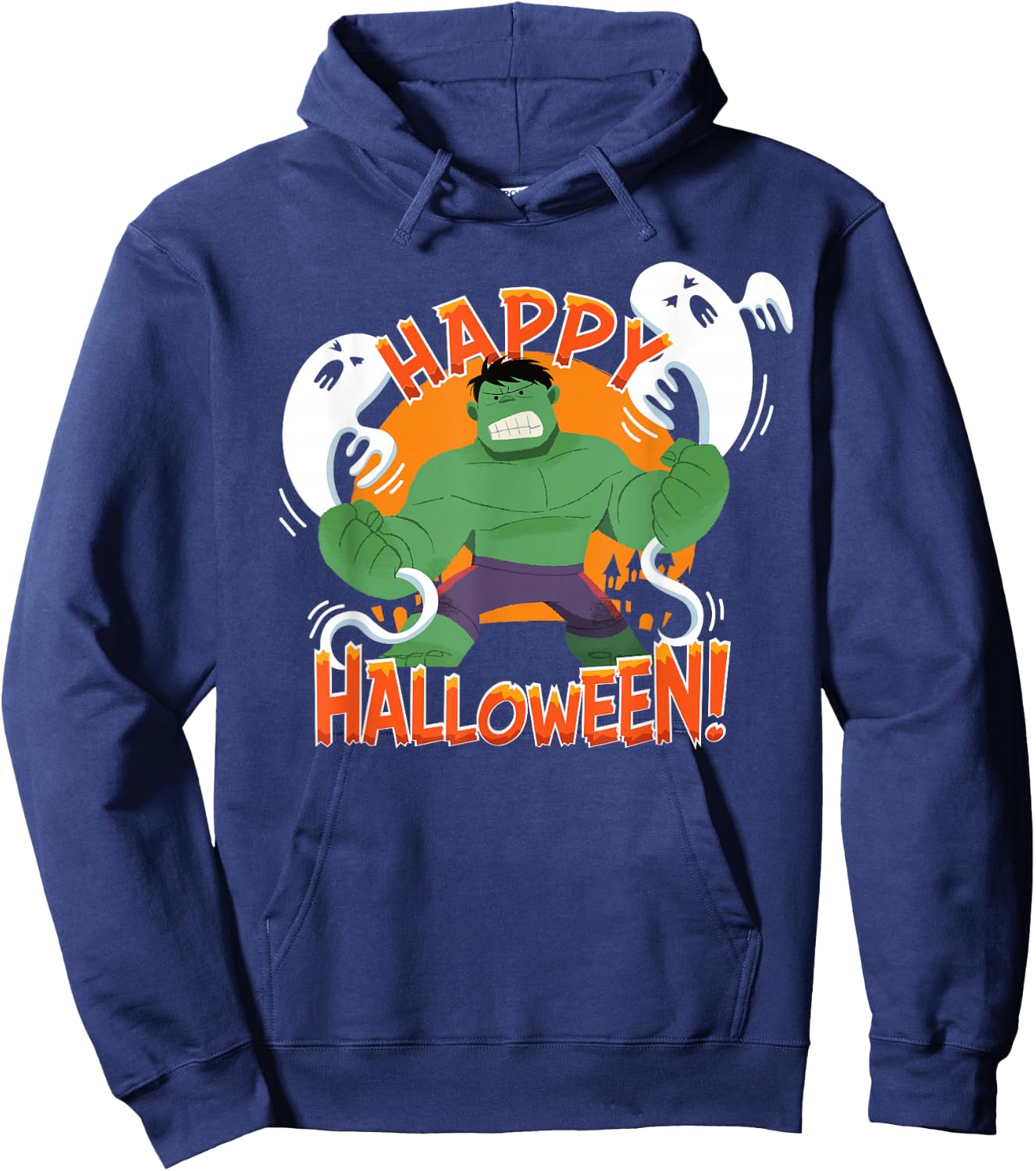 Marvel Hulk Happy Halloween Hoodie - Hoodie | Navy