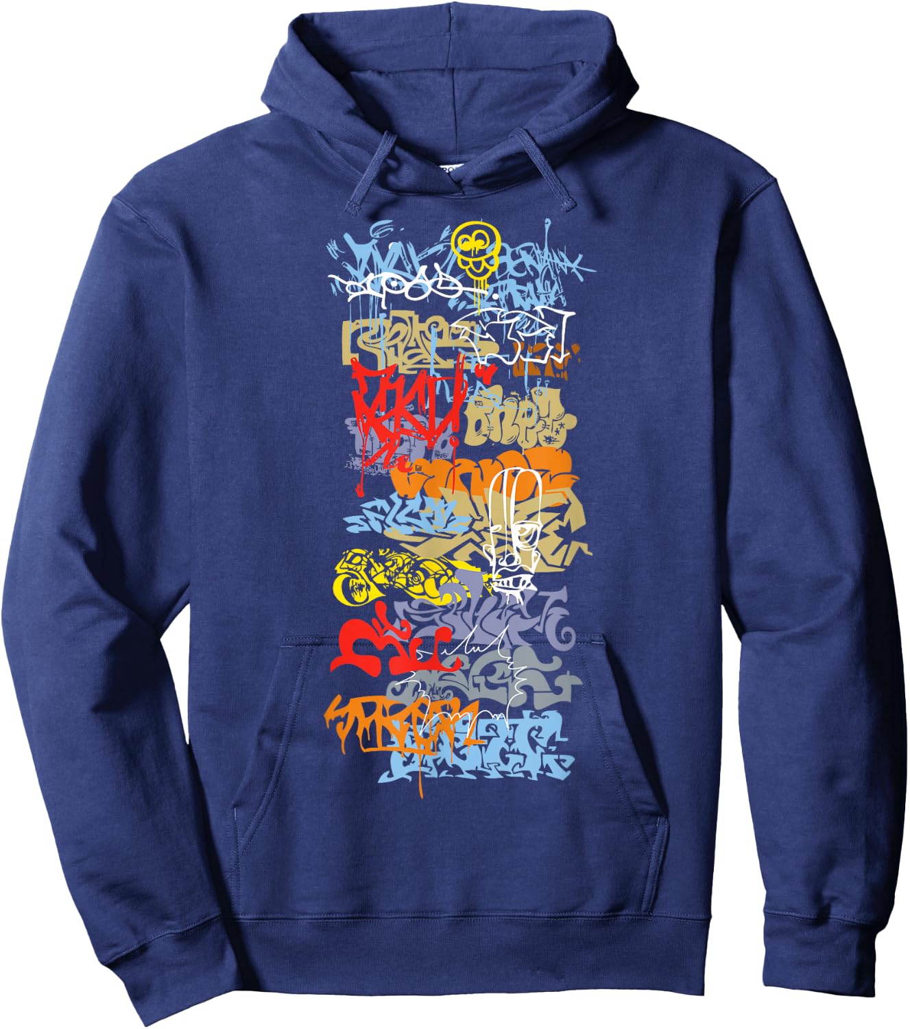 Urban Graffiti Street Art Hoodie - Hoodie | Navy