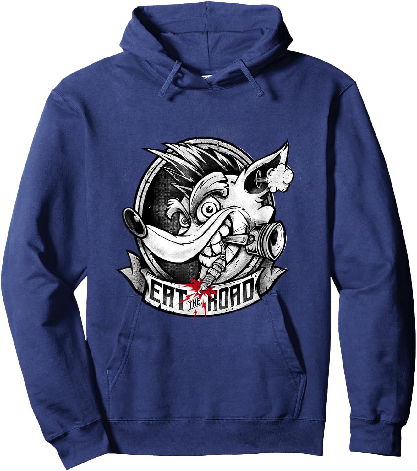 Crash Team Racing Eat the Road Hoodie - Hoodie | Navy