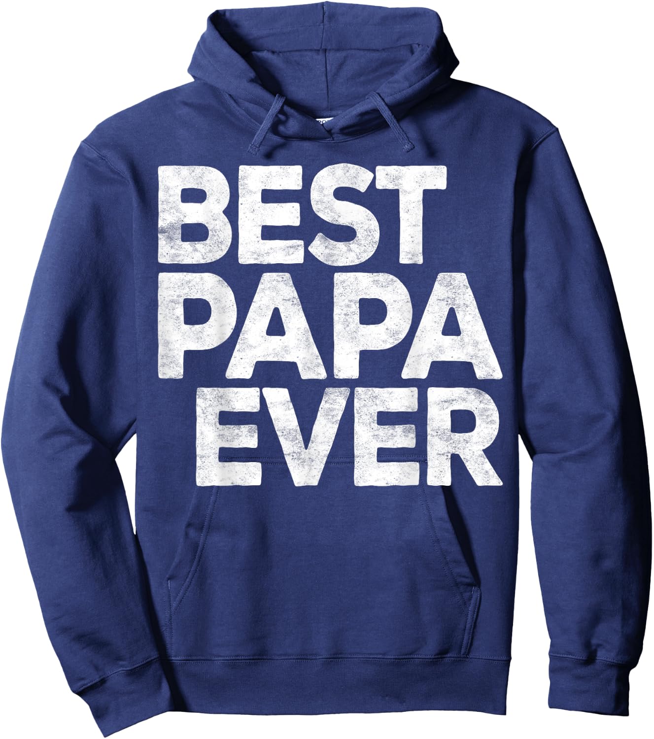 Best Papa Ever Shirt Men Grandpa Fathers Day Hoodie - Hoodie | Navy