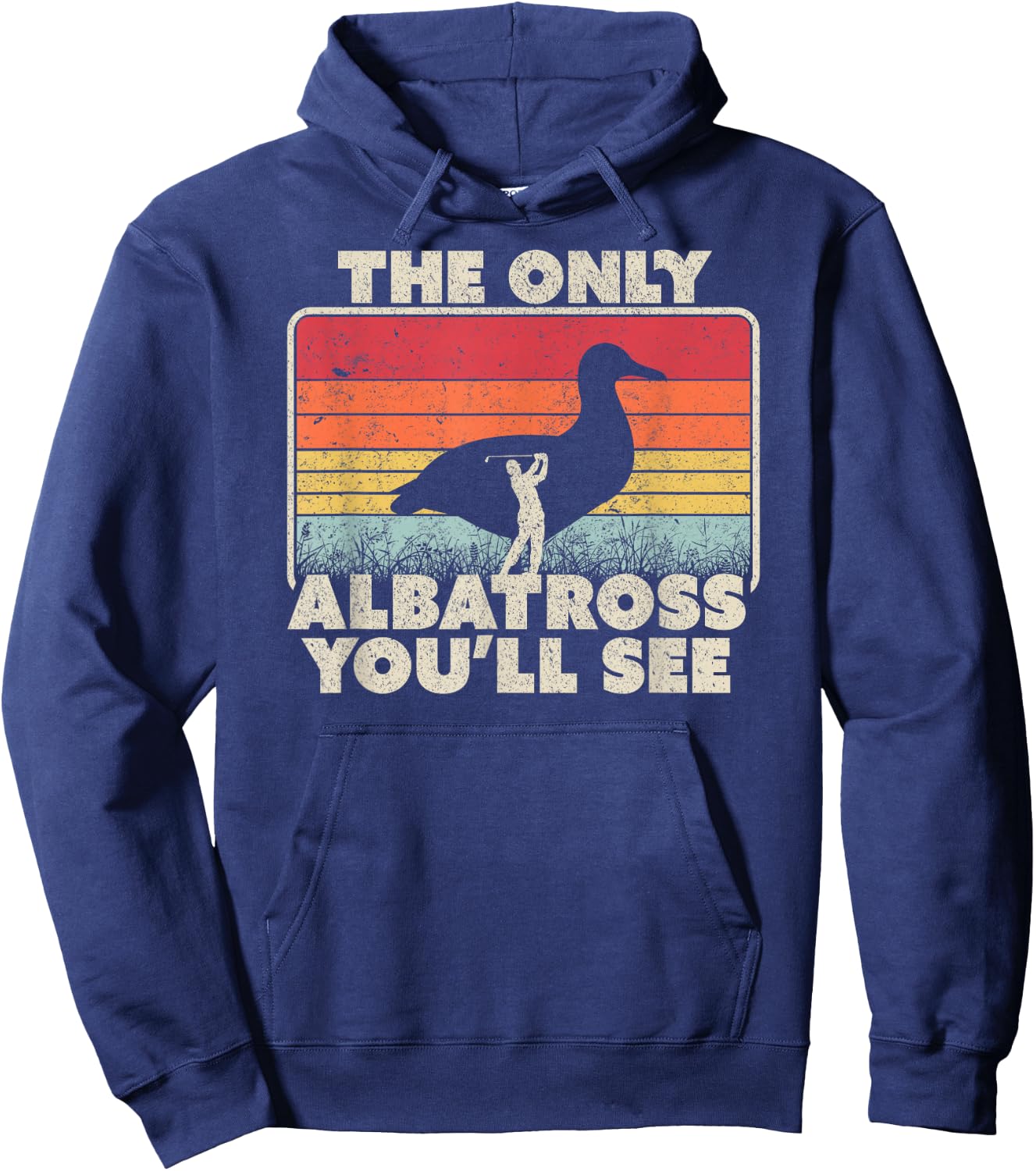 Golf Albatros Albatross Shirt Vintage Hoodie - Hoodie | Navy