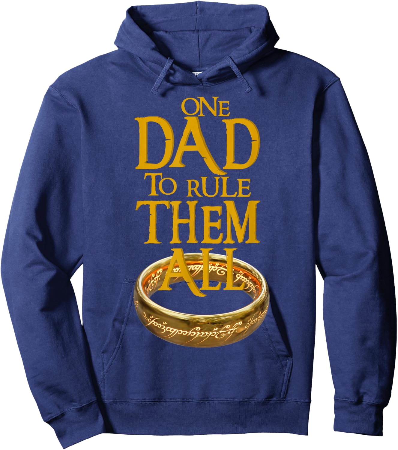 One Dad to Rule Them All Nerd Dad Hoodie - Hoodie | Navy