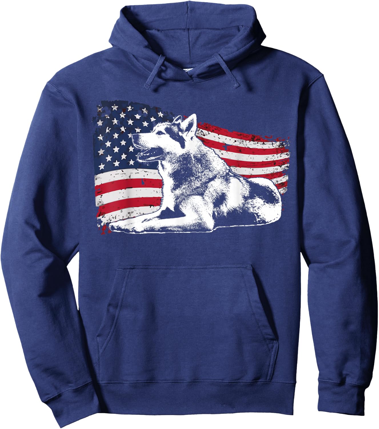 Sled Dog Husky Dog Breed Hoodie - Hoodie | Navy