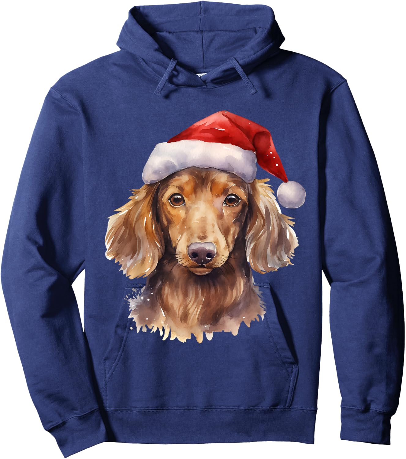 Dachshund Christmas Dog Hoodie - Hoodie | Navy