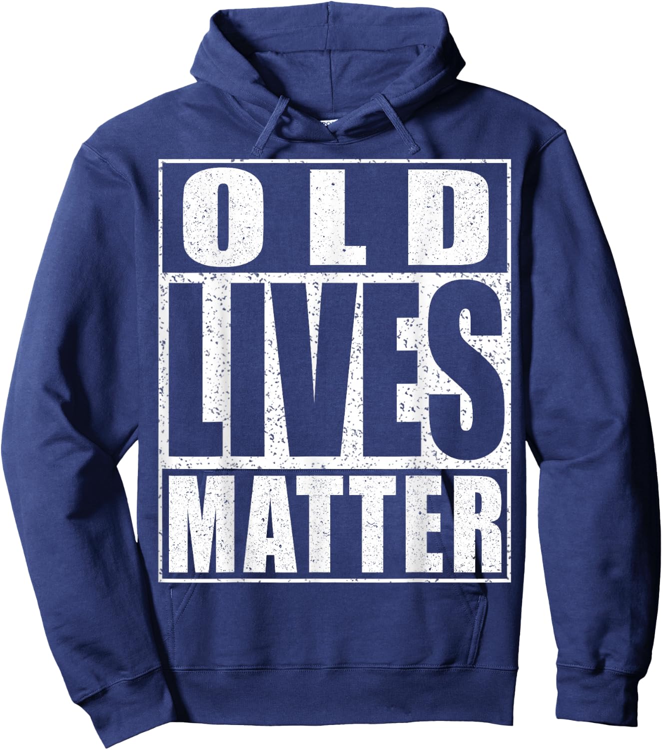 Old Lives Matter Shirt Men Women Elderly Senior Hoodie - Hoodie | Navy