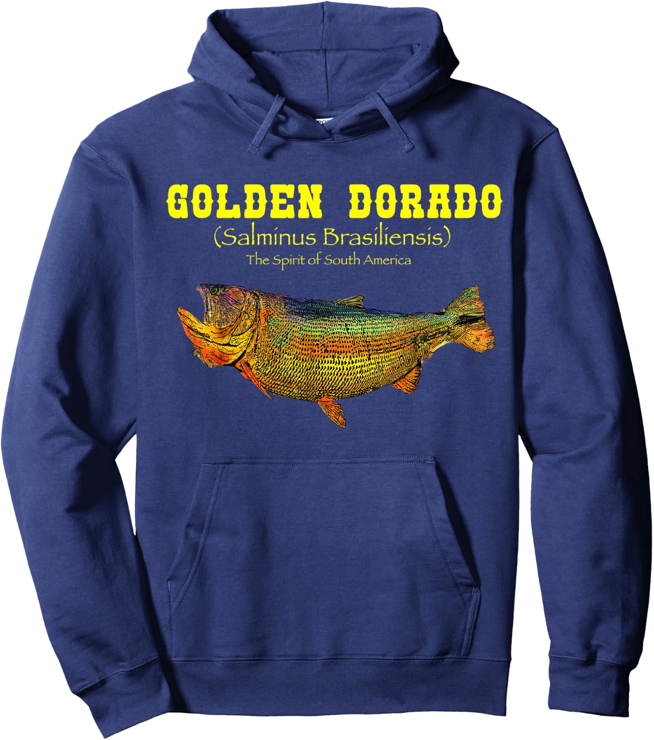 Golden Dorado. The spirit of South America Hoodie - Hoodie | Navy