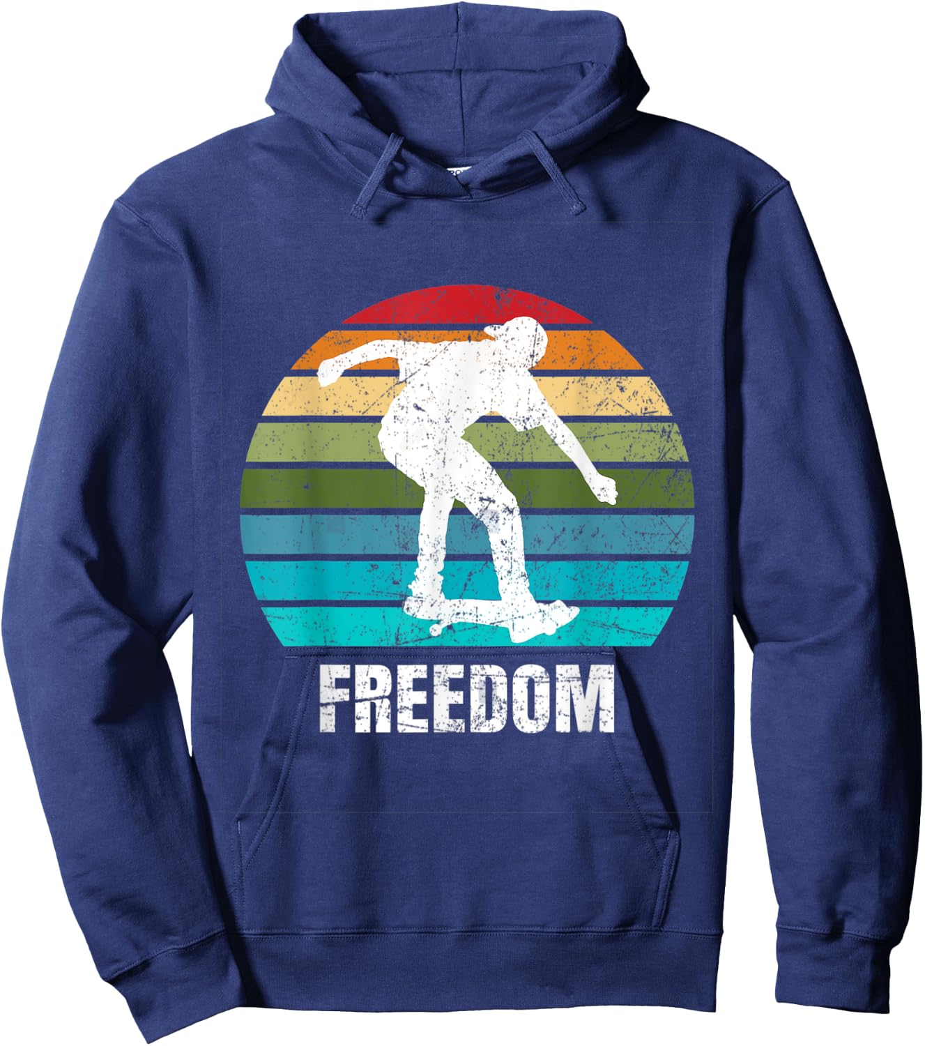 Skateboard means freedom Hoodie - Hoodie | Navy