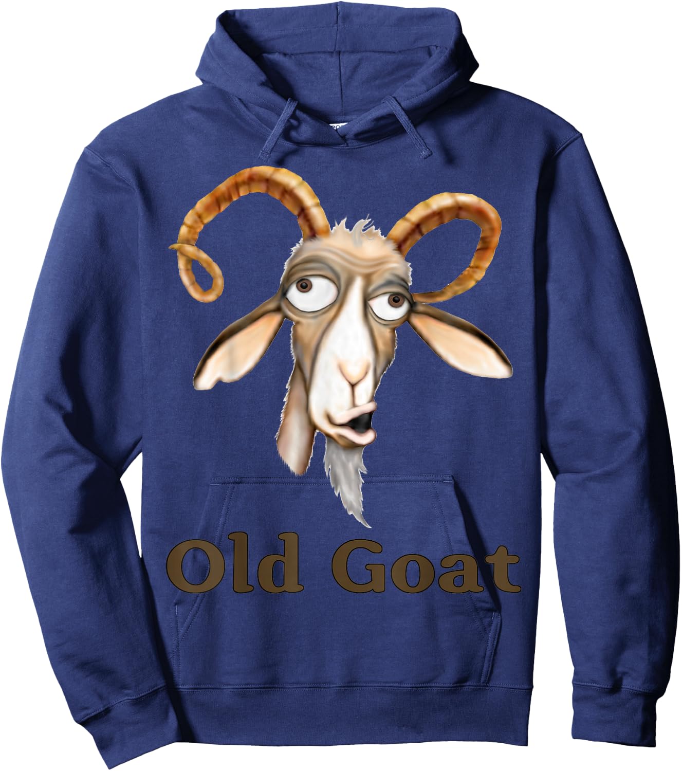 Funny Old Goat Hoodie - Hoodie | Navy