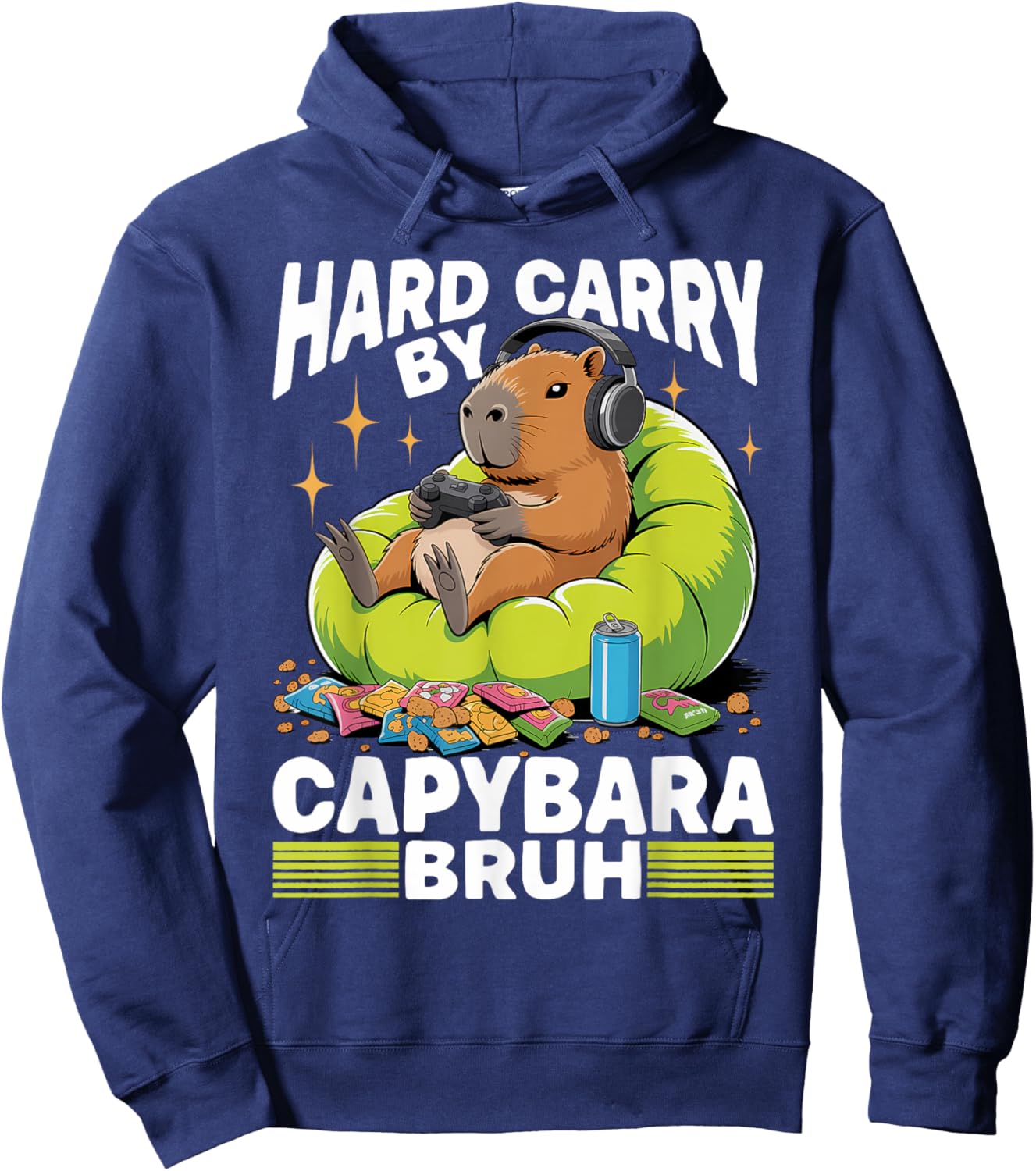 Capybara Gamer Gaming Hoodie - Hoodie | Navy