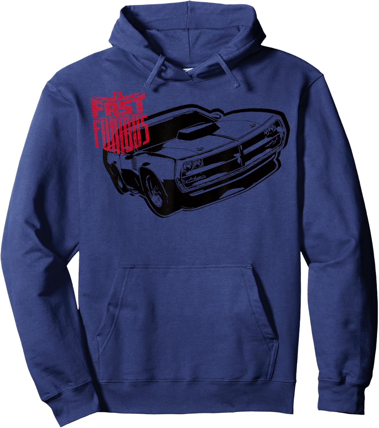 Fast & Furious Est. 2001 - Classic Muscle Car Hoodie - Hoodie | Navy