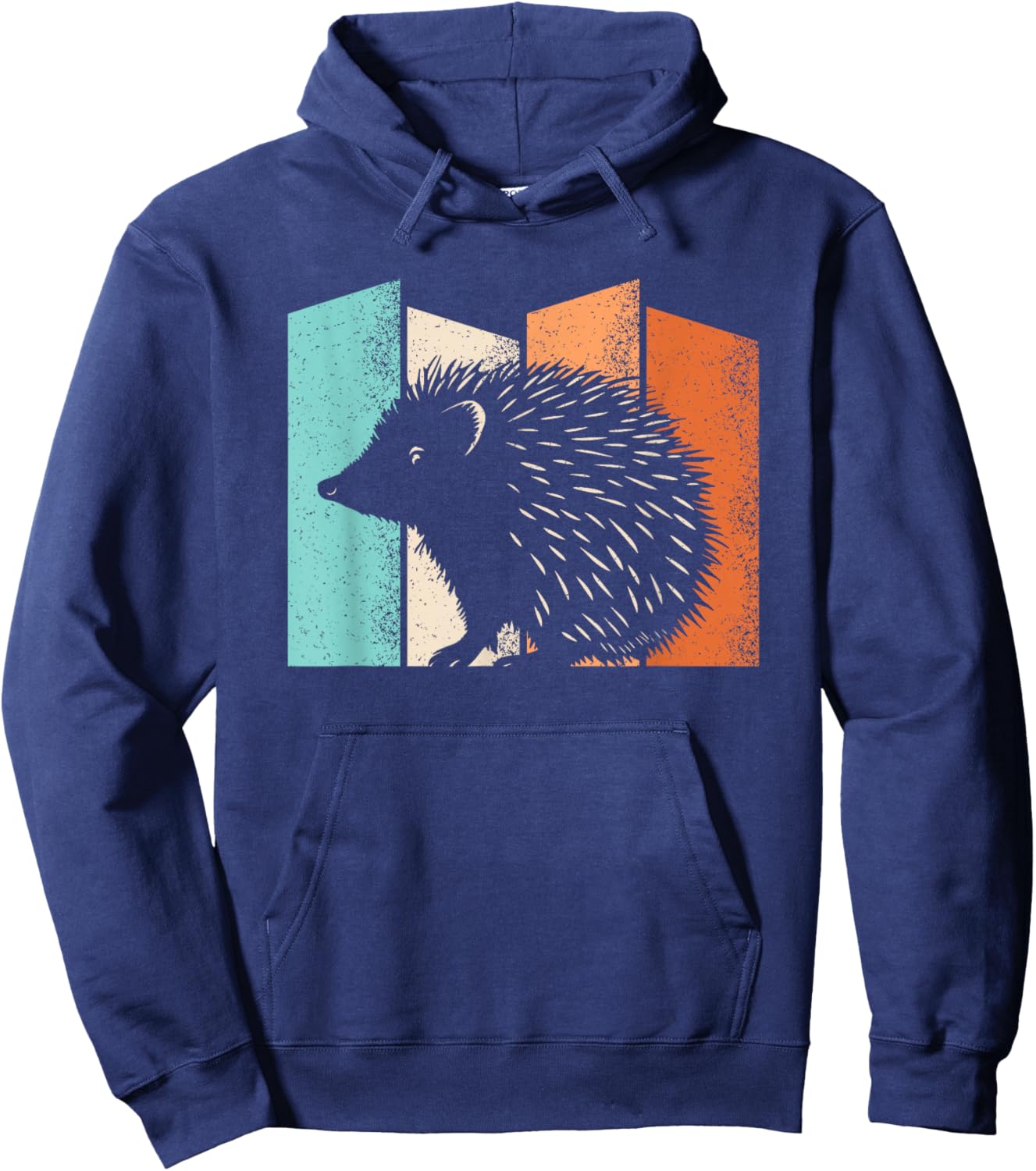 Retro Hedgehog Lover Vintage Men Women Kids Hoodie - Hoodie | Navy