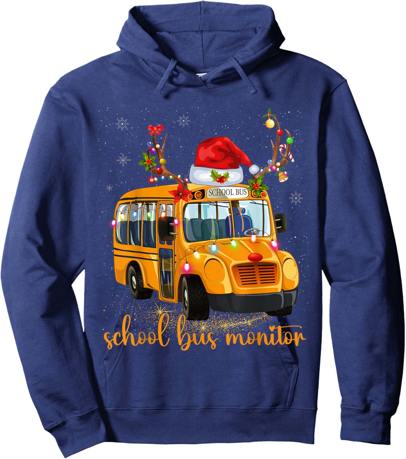 School Bus Monitor Hoodie - Hoodie | Navy