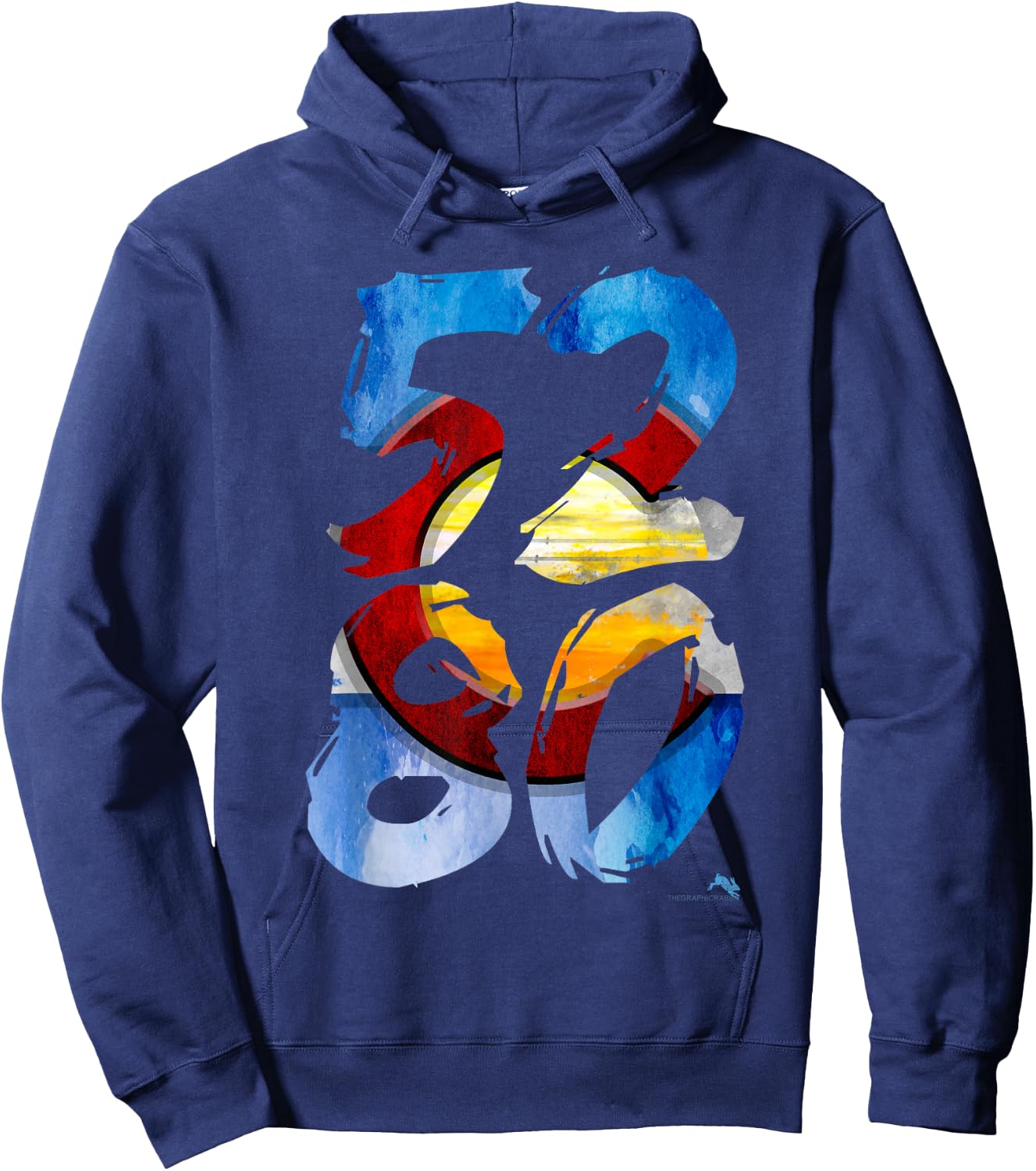 5280 Mile High Colorado Hoodie - Hoodie | Navy