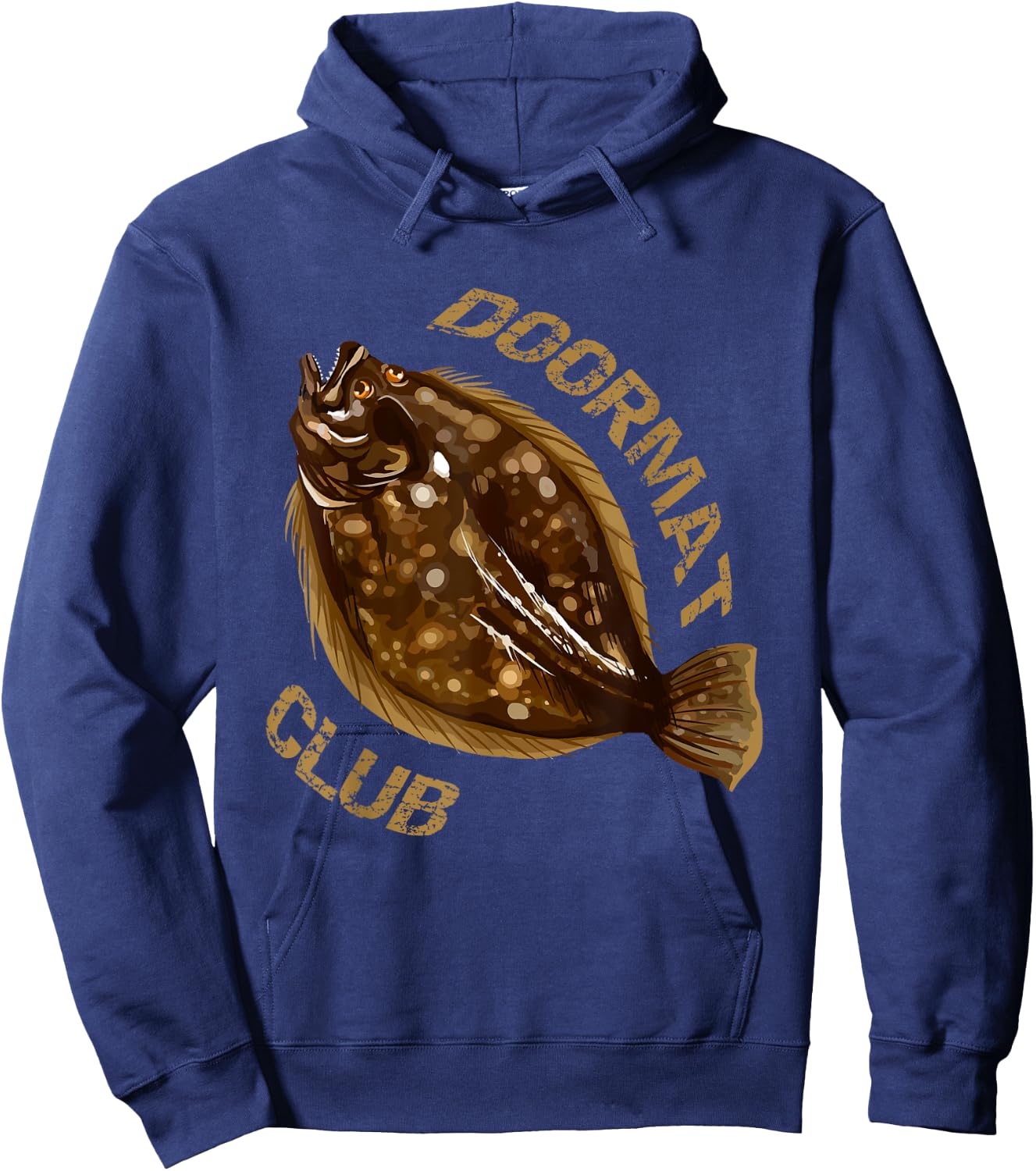 Doormat Club Summer Flounder Fishing Hoodie - Hoodie | Navy