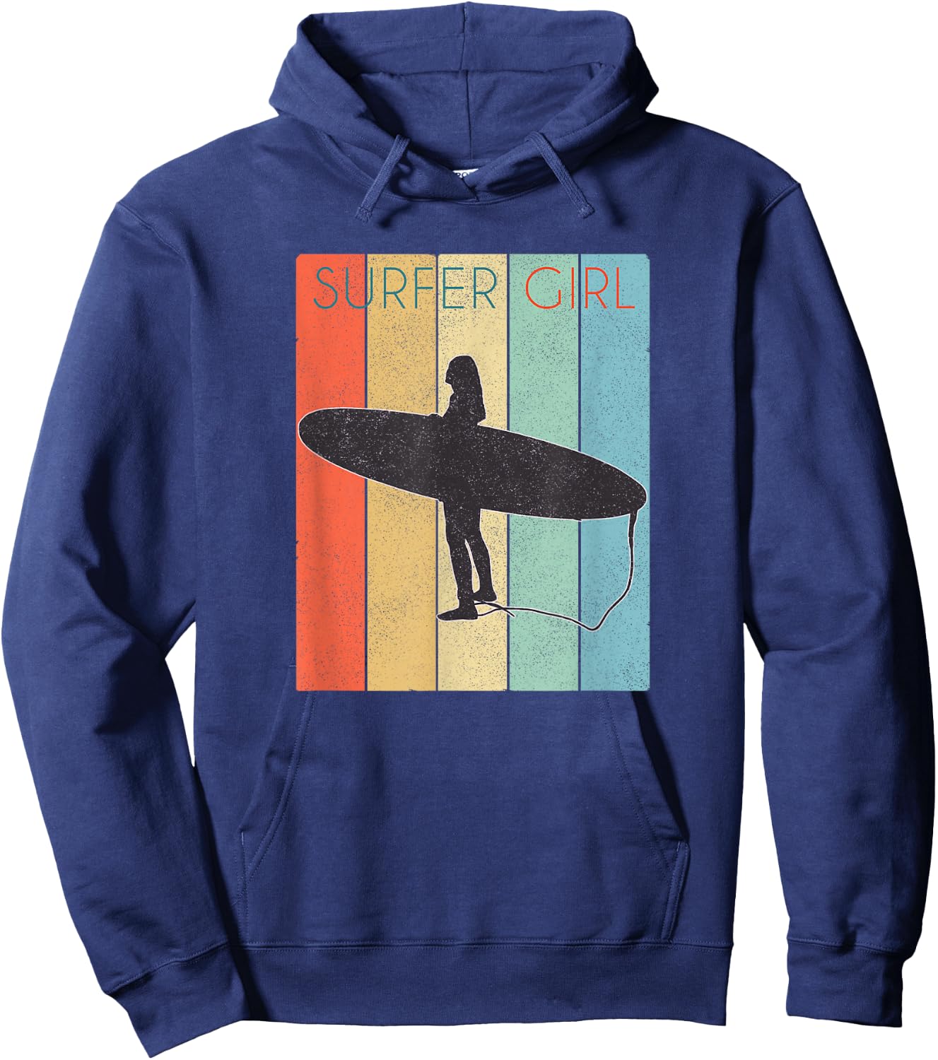 Surfer Girl Surf /Surf Girl Throwback Hoodie - Hoodie | Navy