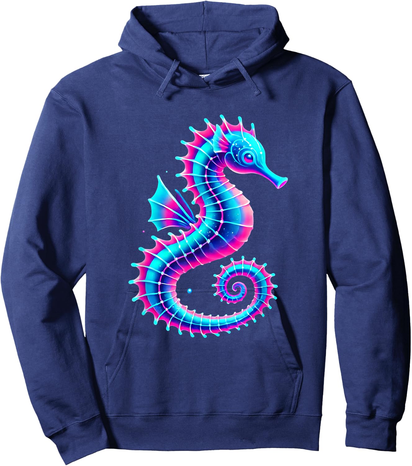 Sea horse Bright, Zesty s Deep Sea Fishing Hoodie - Hoodie | Navy
