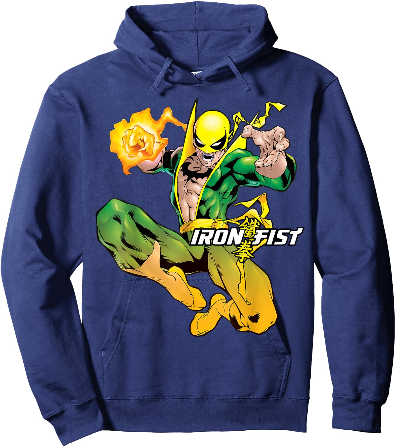 Marvel Iron Fist Power Graphic Hoodie - Hoodie | Navy