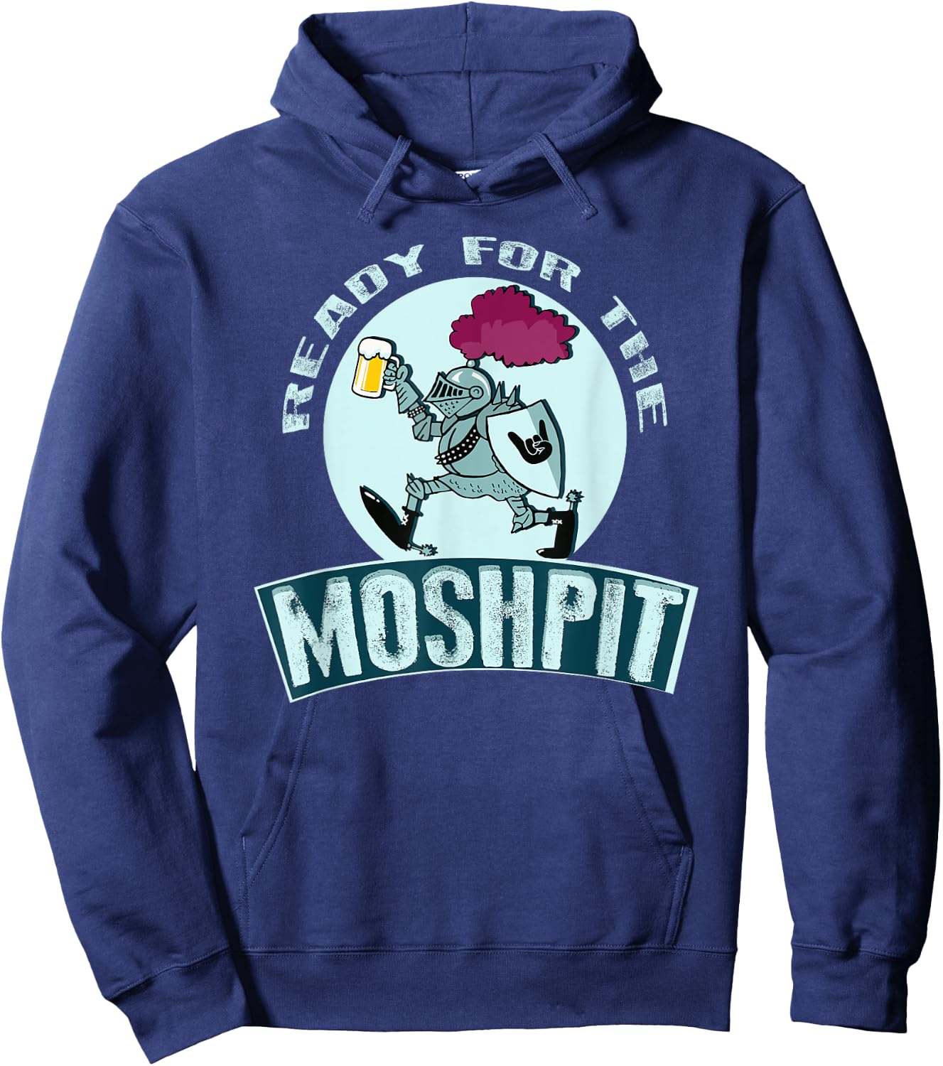 Ready for the moshpit Hoodie - Hoodie | Navy