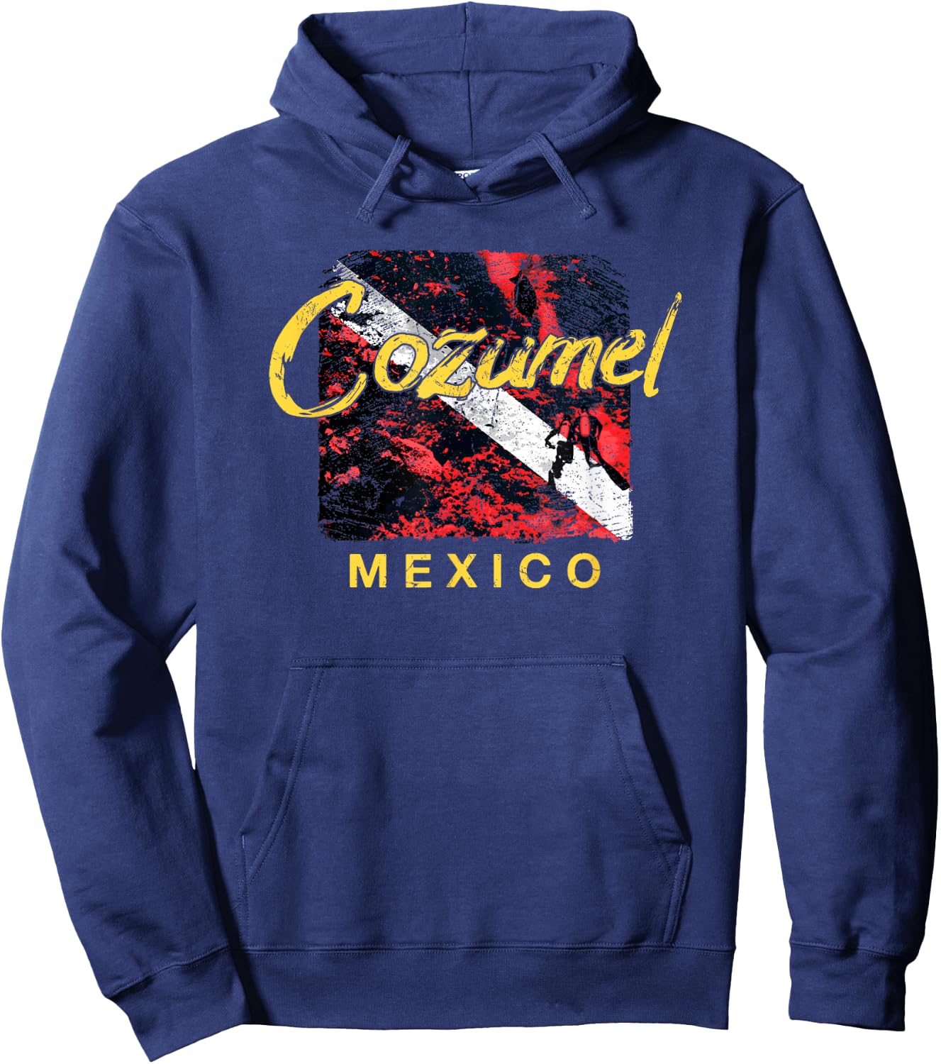 Cozumel DIVE Mexico SCUBA Diving T Shirt Hoodie - Hoodie | Navy