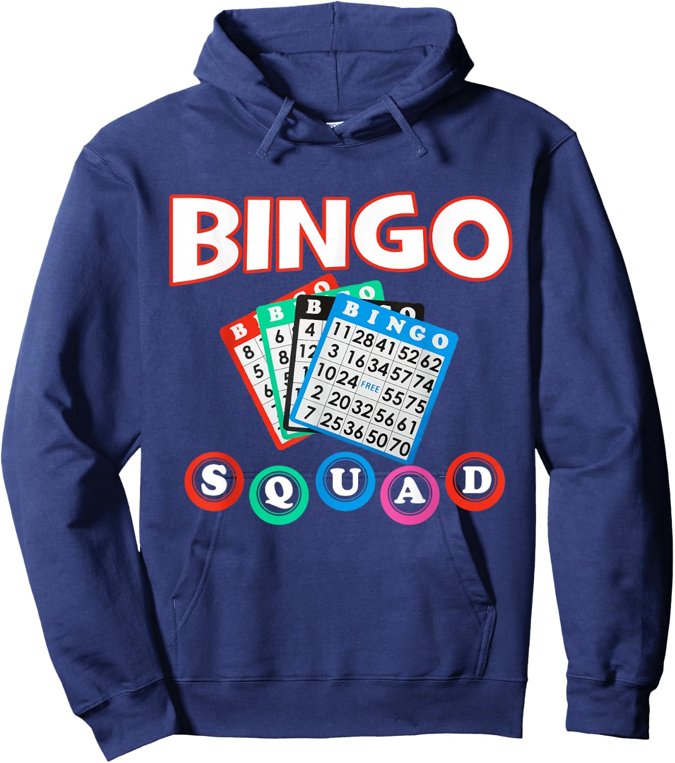 Bingo Squad Shirt & men Hoodie - Hoodie | Navy
