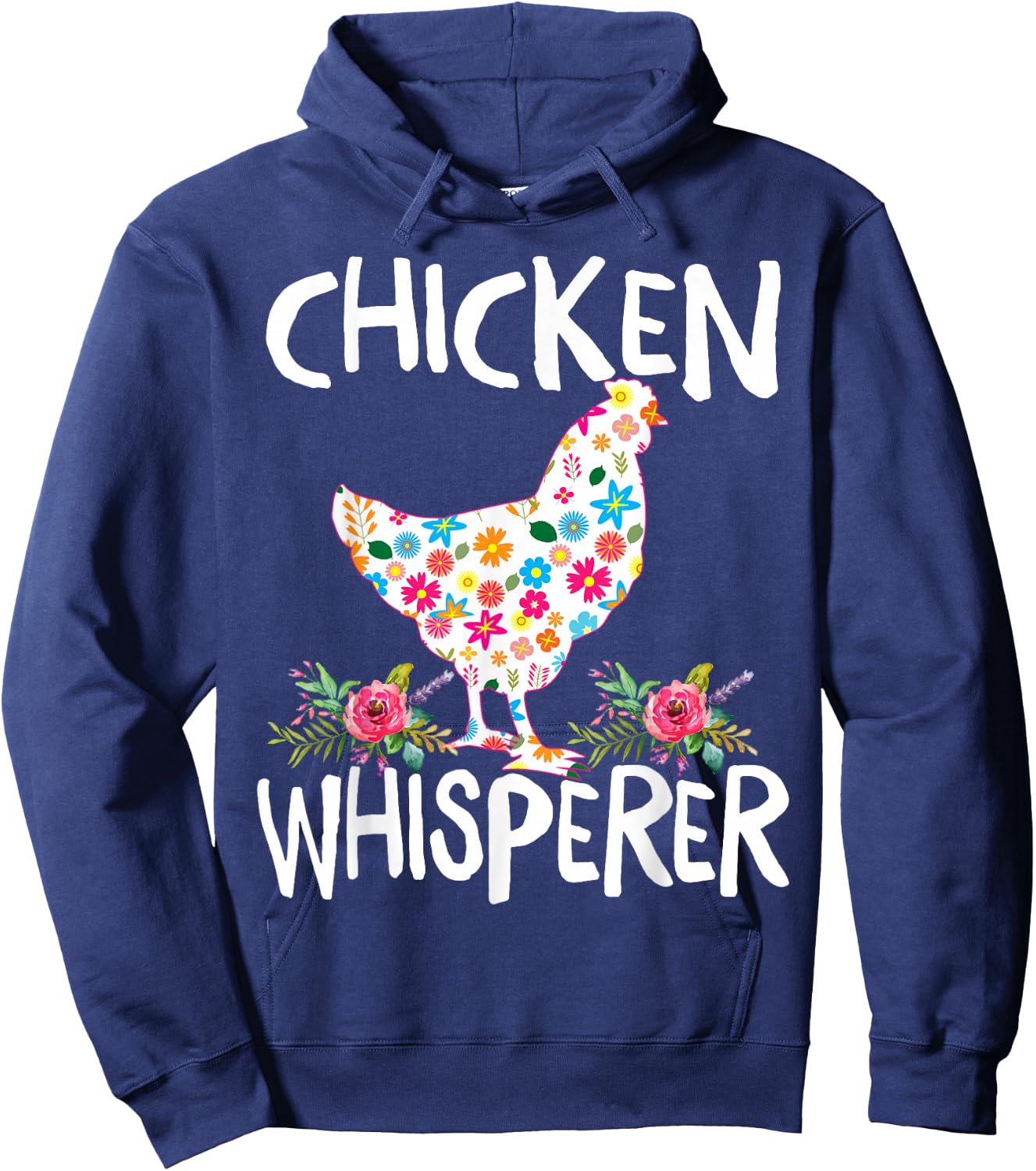 Chicken Whisperer Funny Chicken for farmers Hoodie - Hoodie | Navy