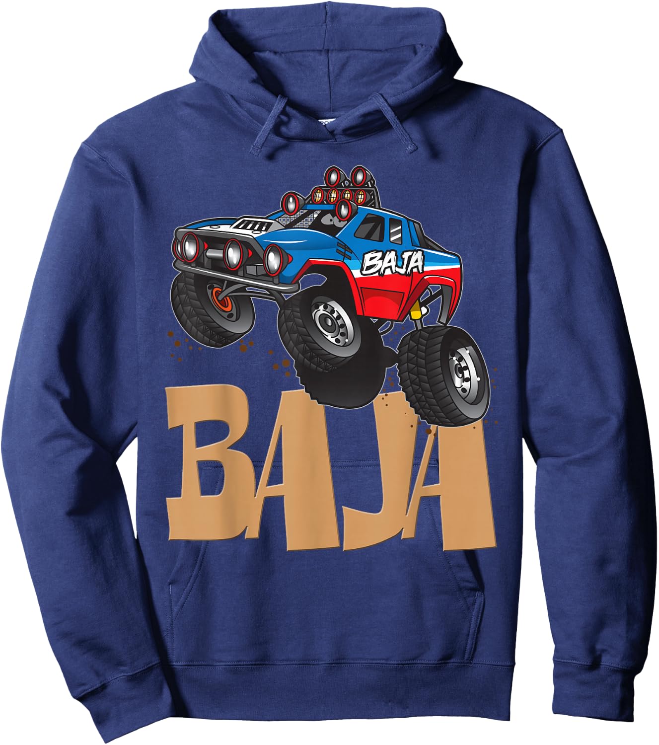 Baja Racing Baja Truck Hoodie - Hoodie | Navy