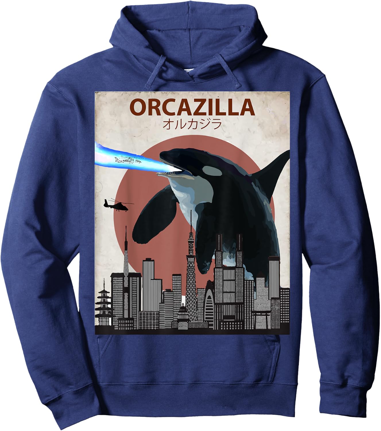 Funny Killer Whale | Orca Lovers Gift Hoodie - Hoodie | Navy