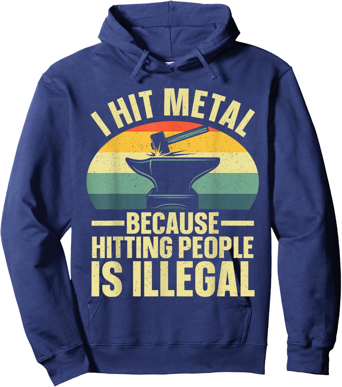 Best Blacksmith Art Women Blacksmithing Forging Hoodie - Hoodie | Navy